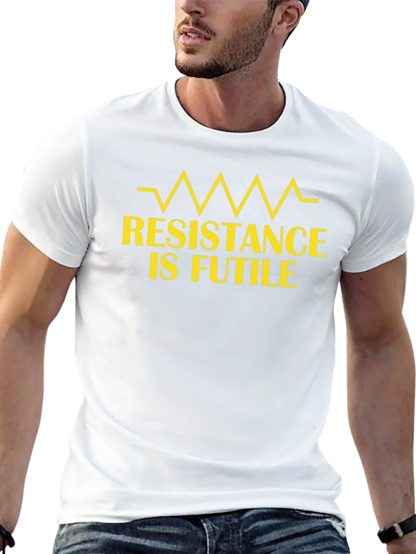 Resistance is Futile T-Shirt - Bold Graphic Tee