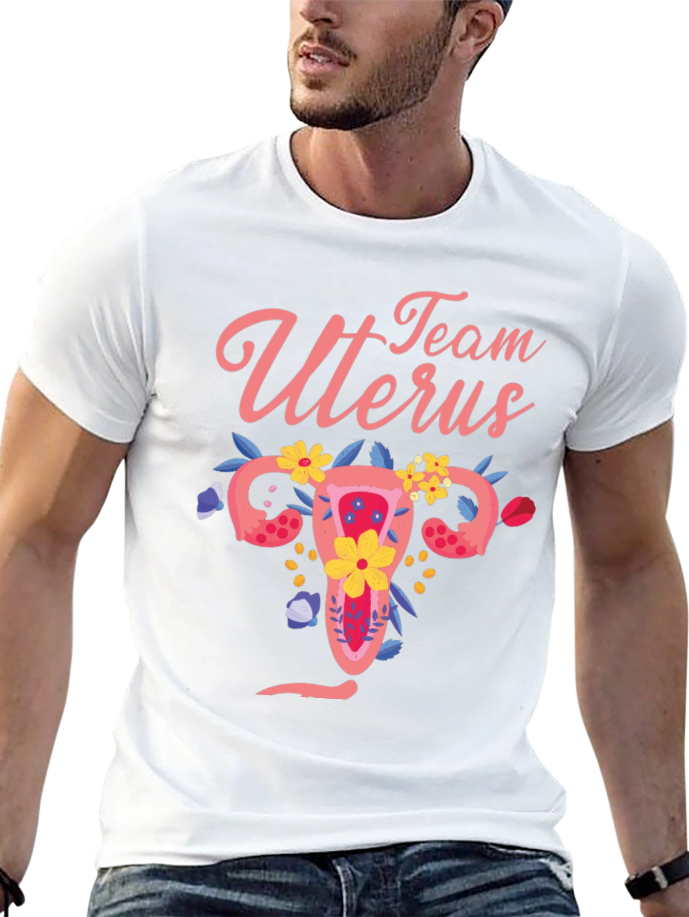 Team Uterus Graphic Tee - Black