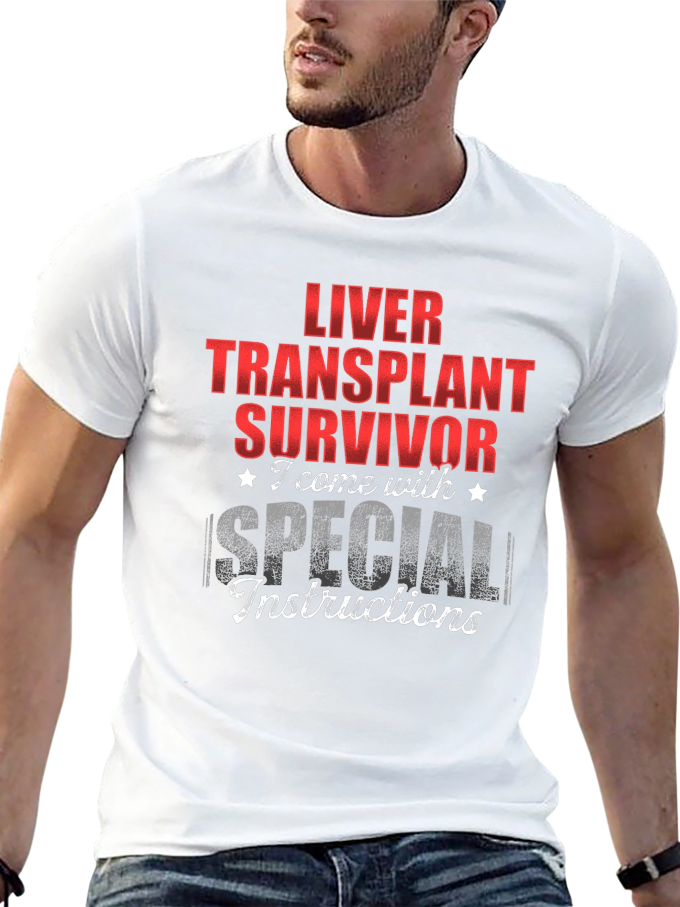 Liver Transplant Survivor Special Instructions T-Shirt