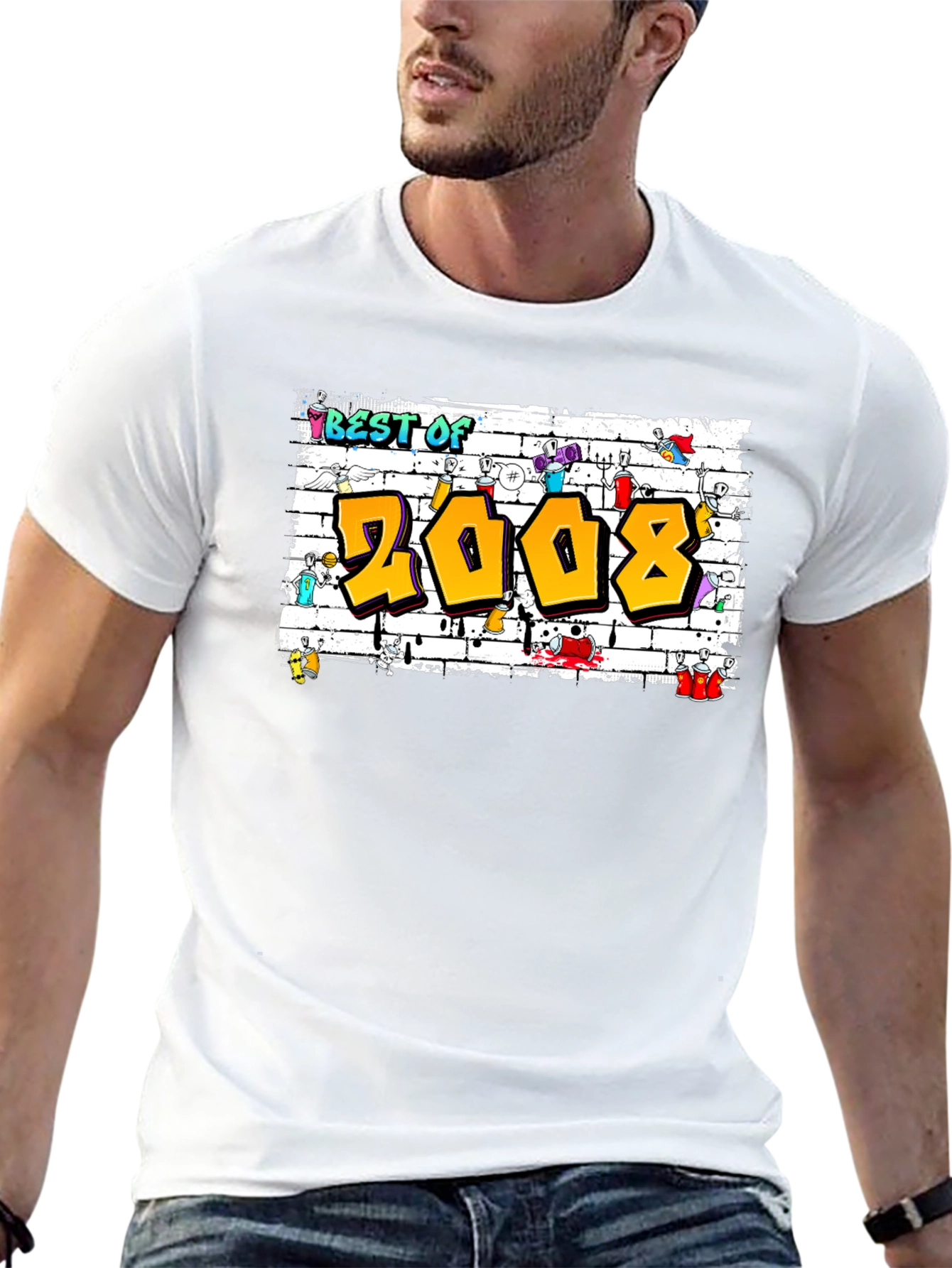 Best of 2008 Graffiti Style Tee