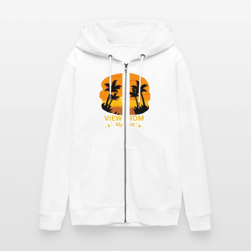 View from My Tent – Scenic Sunset Camping Shirt