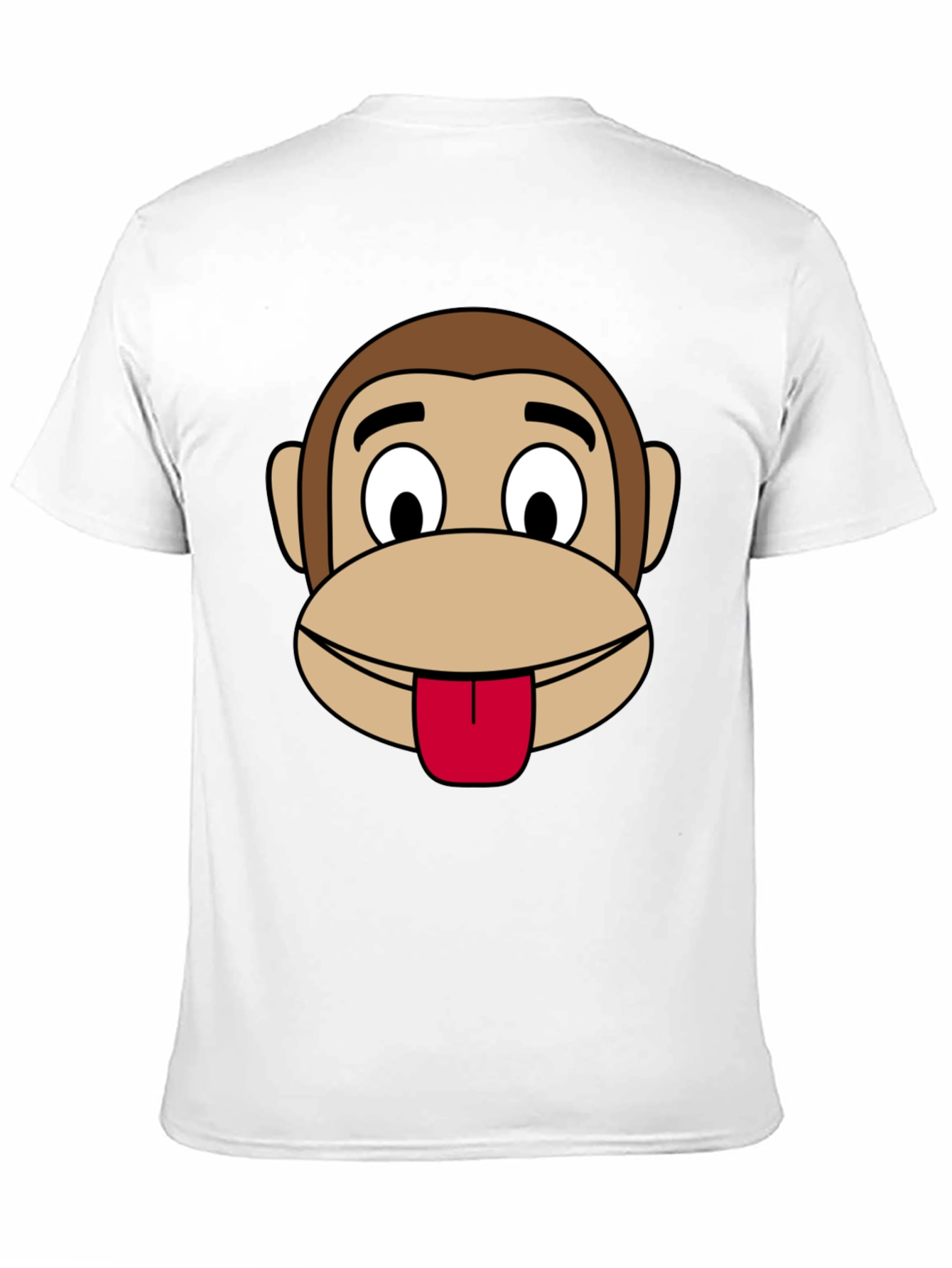 Funny Monkey Graphic Black T-Shirt