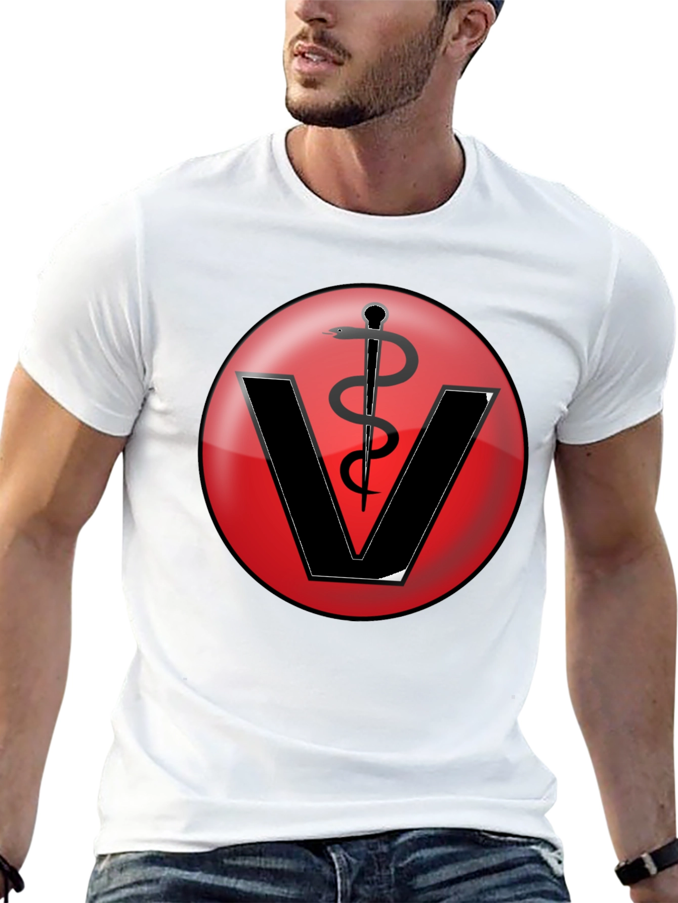 Veterinarian Symbol T-Shirt - Classic Vet Design