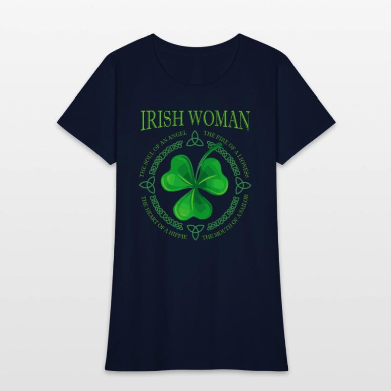 Womens Irish Woman Angel The Souls Of An Angel