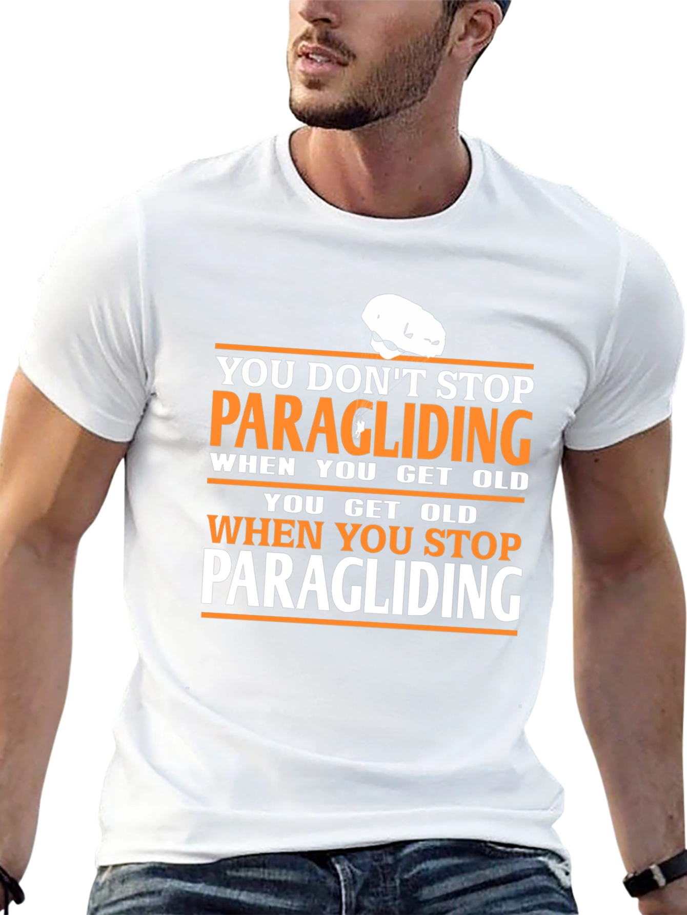 Paragliding Never Stop T-Shirt