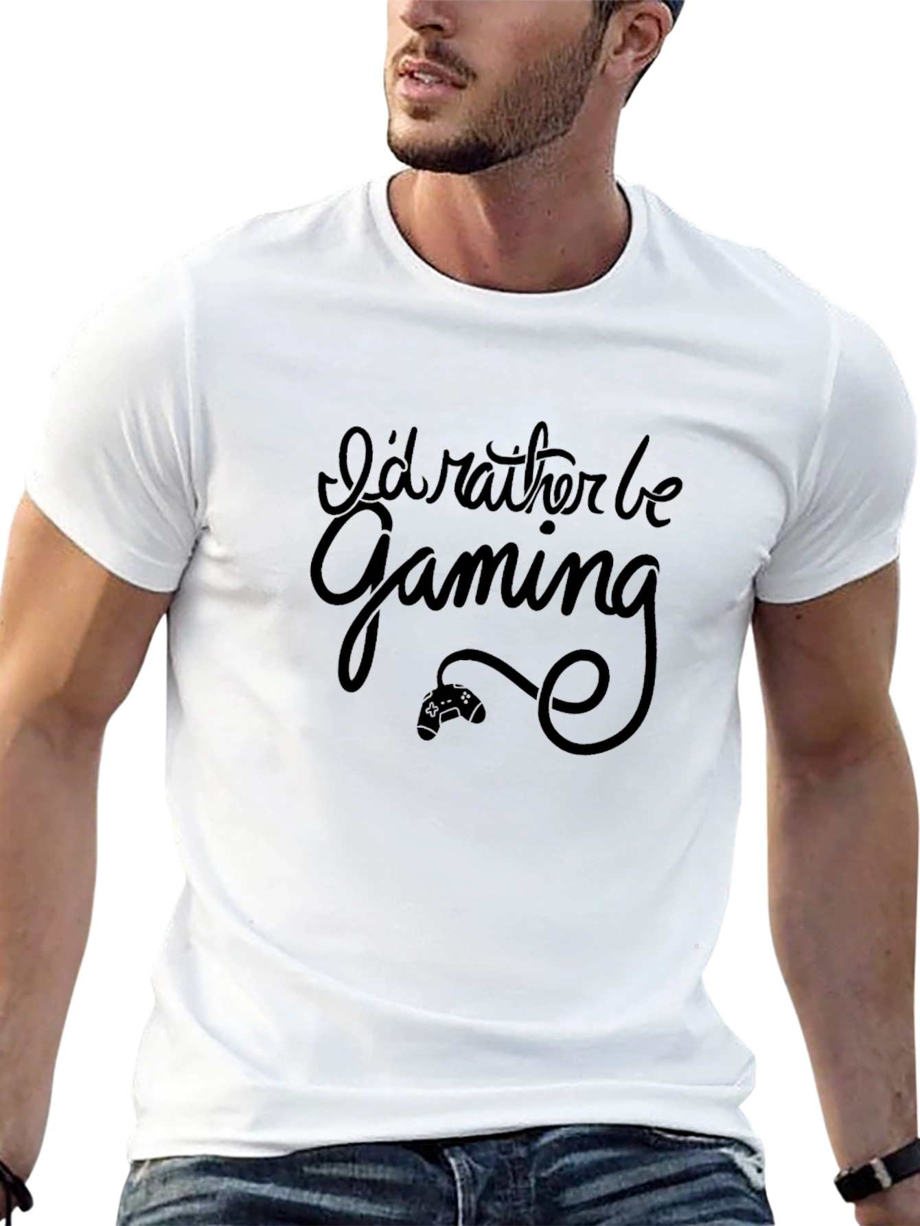 Id Rather Be Gaming T-Shirt - Gamer Tee