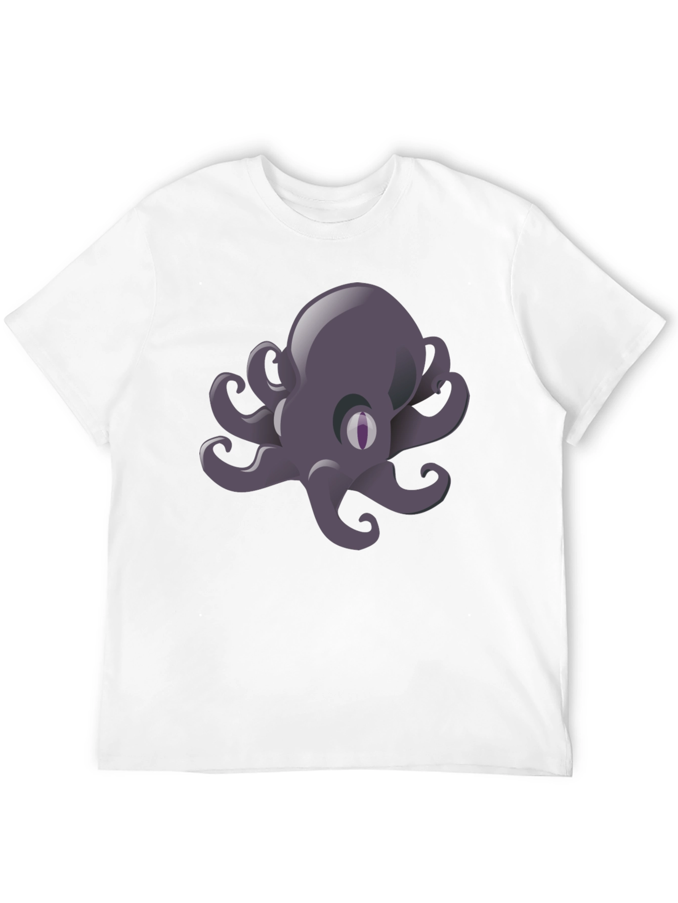 Octopus Graphic Print Tee - Mens Black T-Shirt