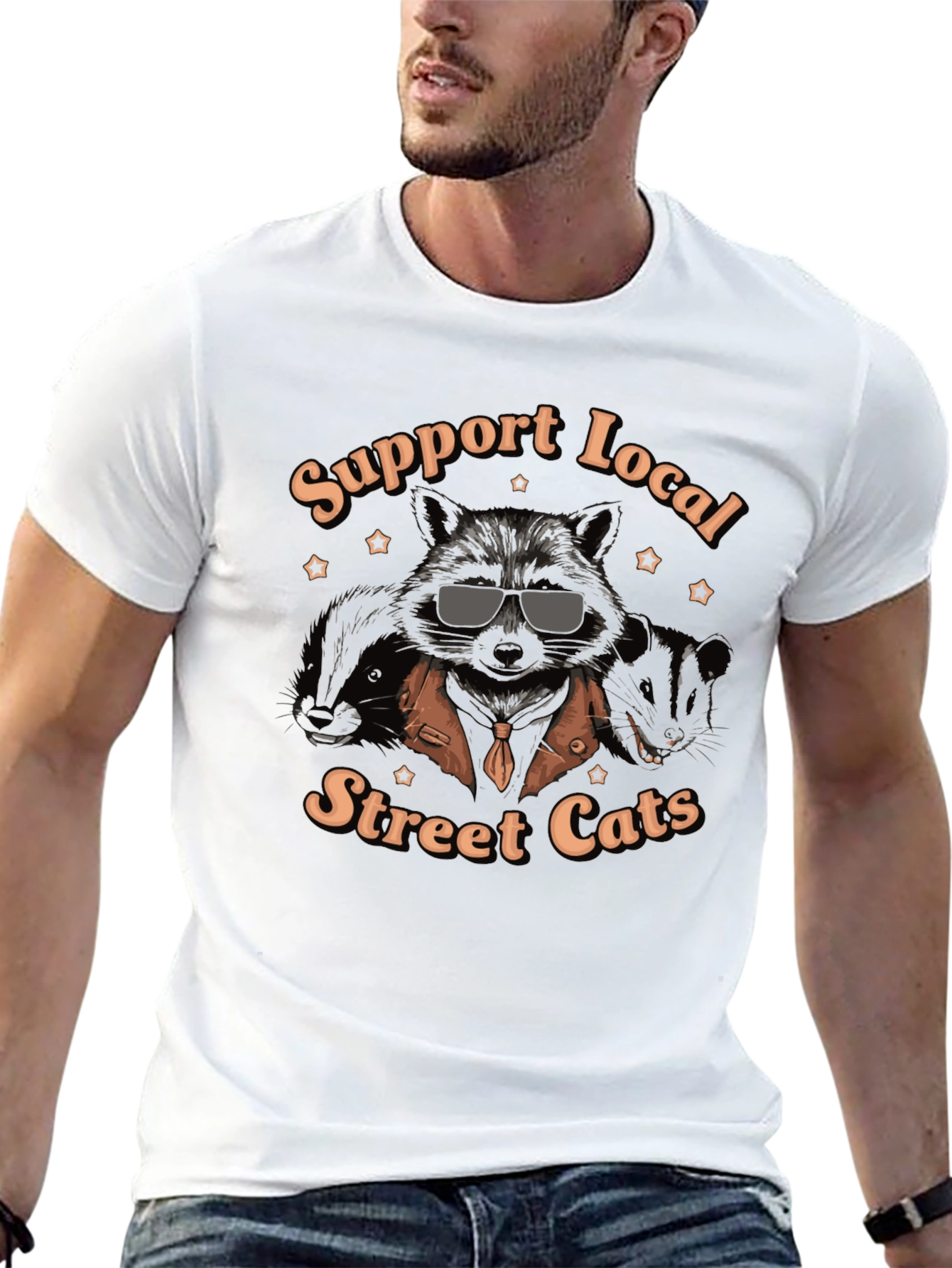 Support Local Street Cats Graphic Tee