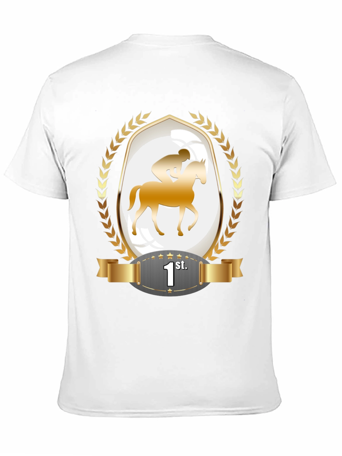Horse Racing Champion T-Shirt - 1st Place Winner