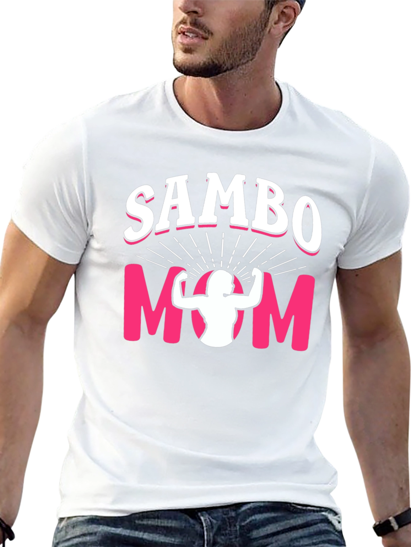 Sambo Mom Graphic Tee - Strong Mother T-Shirt