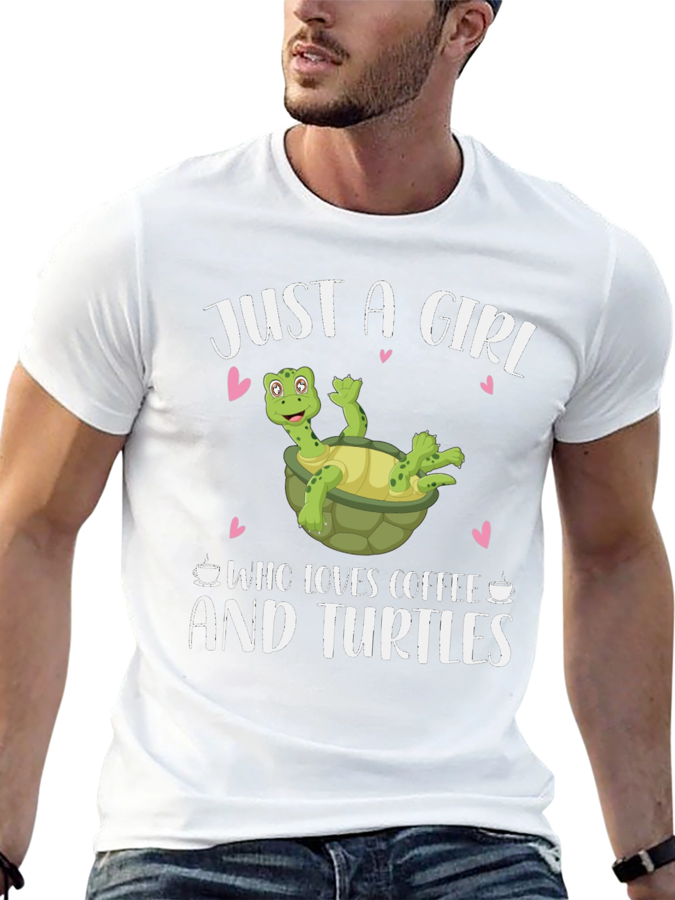 Girl Loves Coffee and Turtles T-Shirt