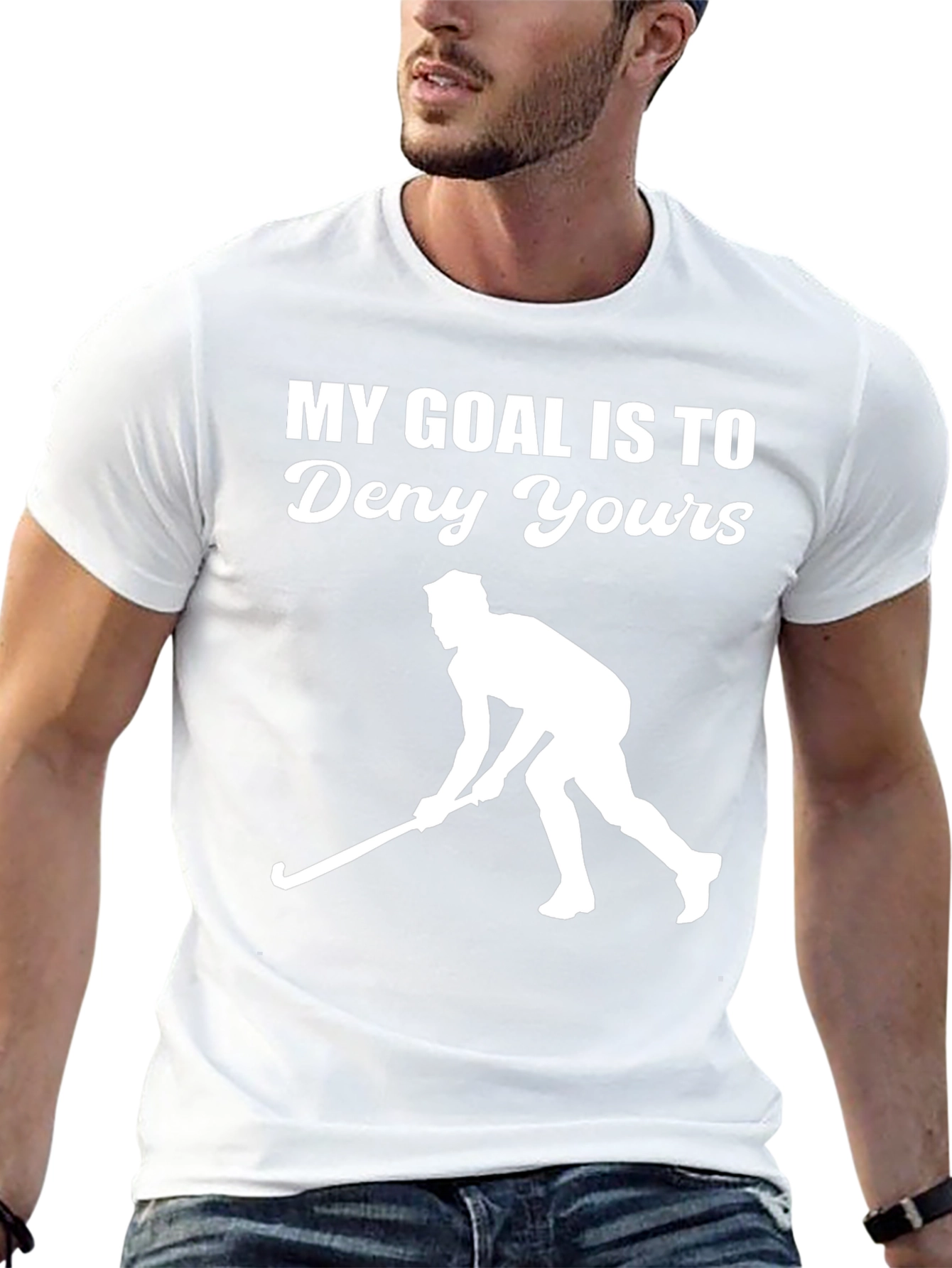 Hockey Player My Goal Graphic T-Shirt