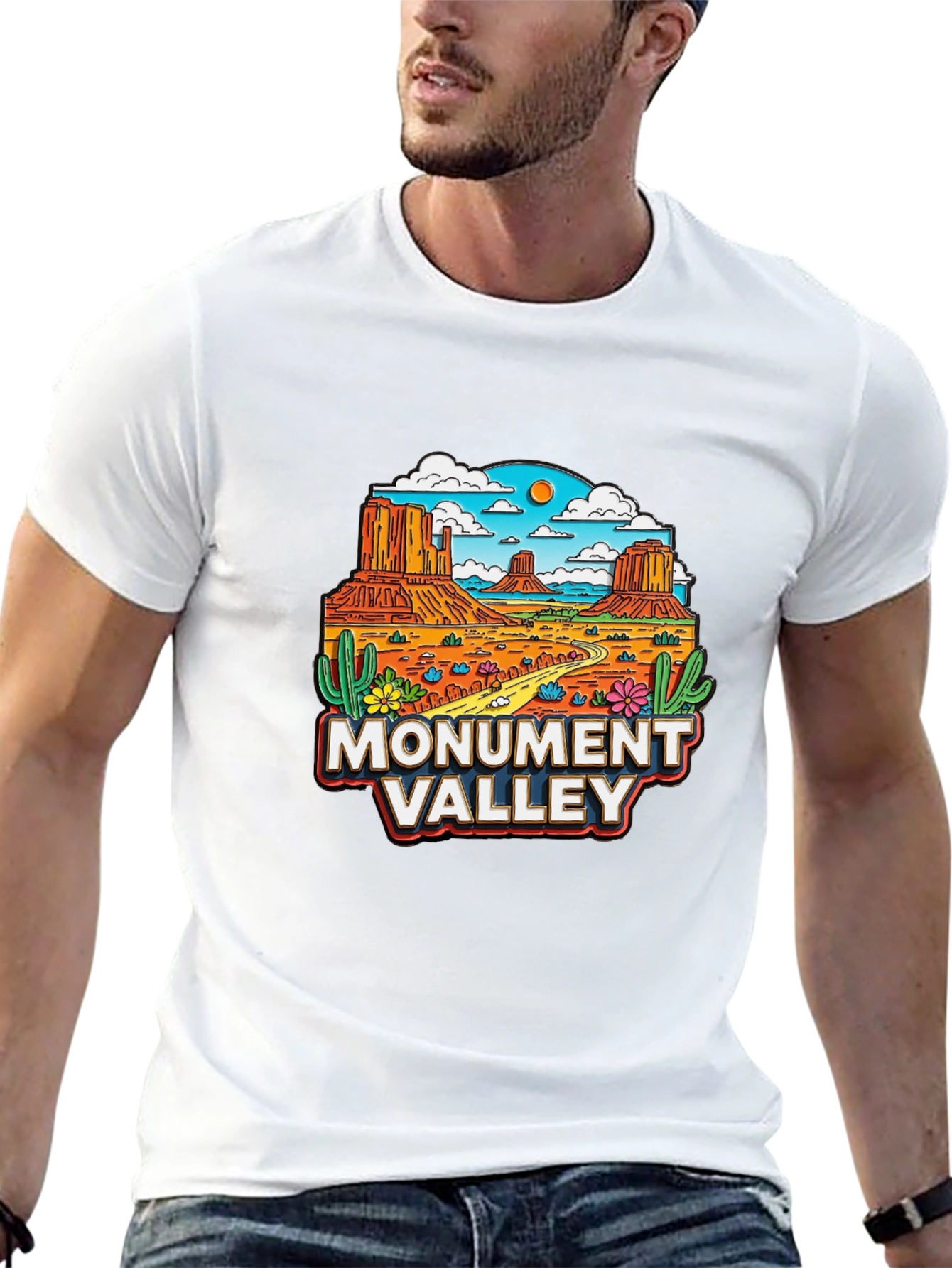 Monument Valley T-Shirt Black Graphic Tee