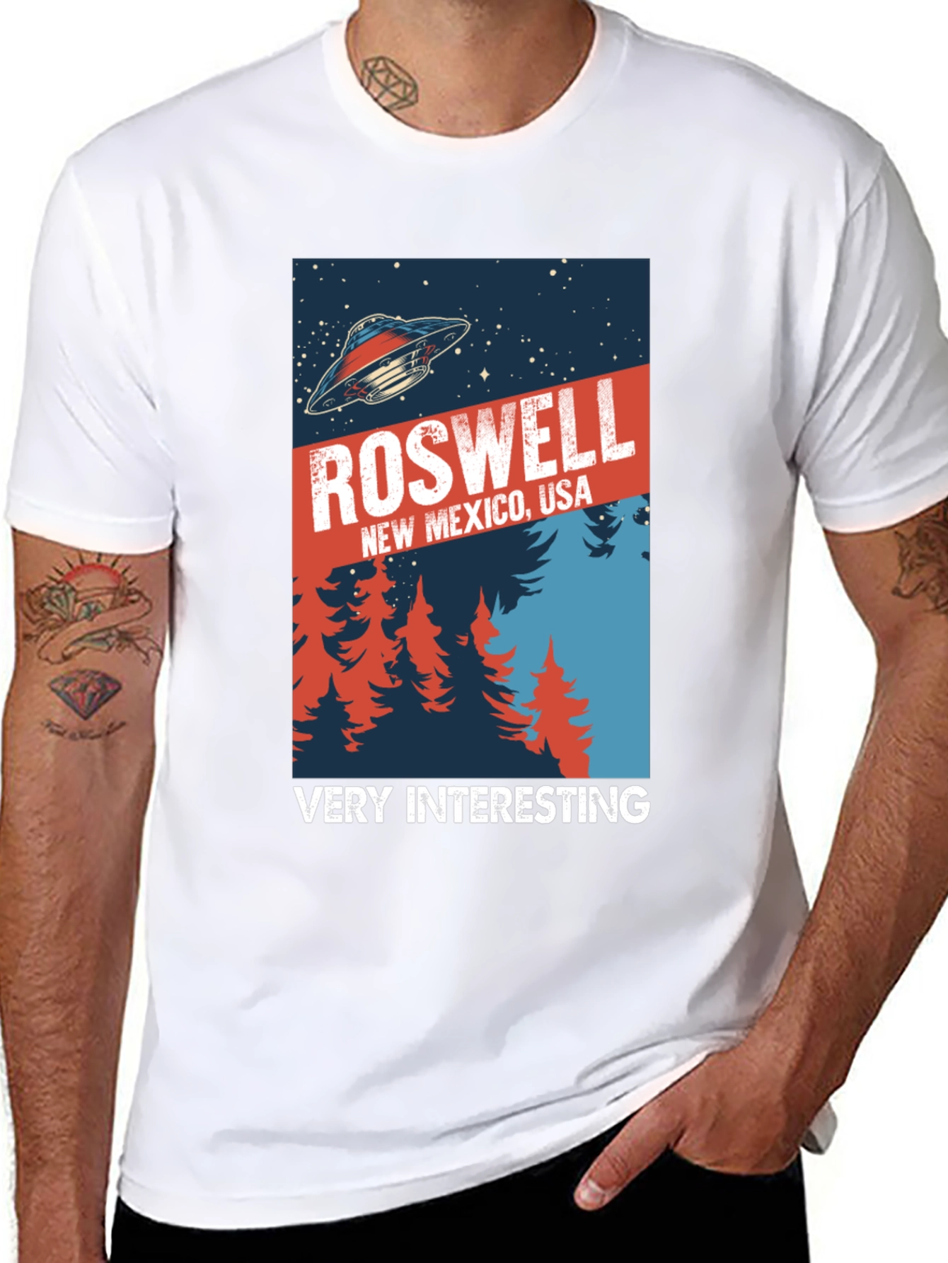 Roswell UFO T-Shirt - Very Interesting Tee
