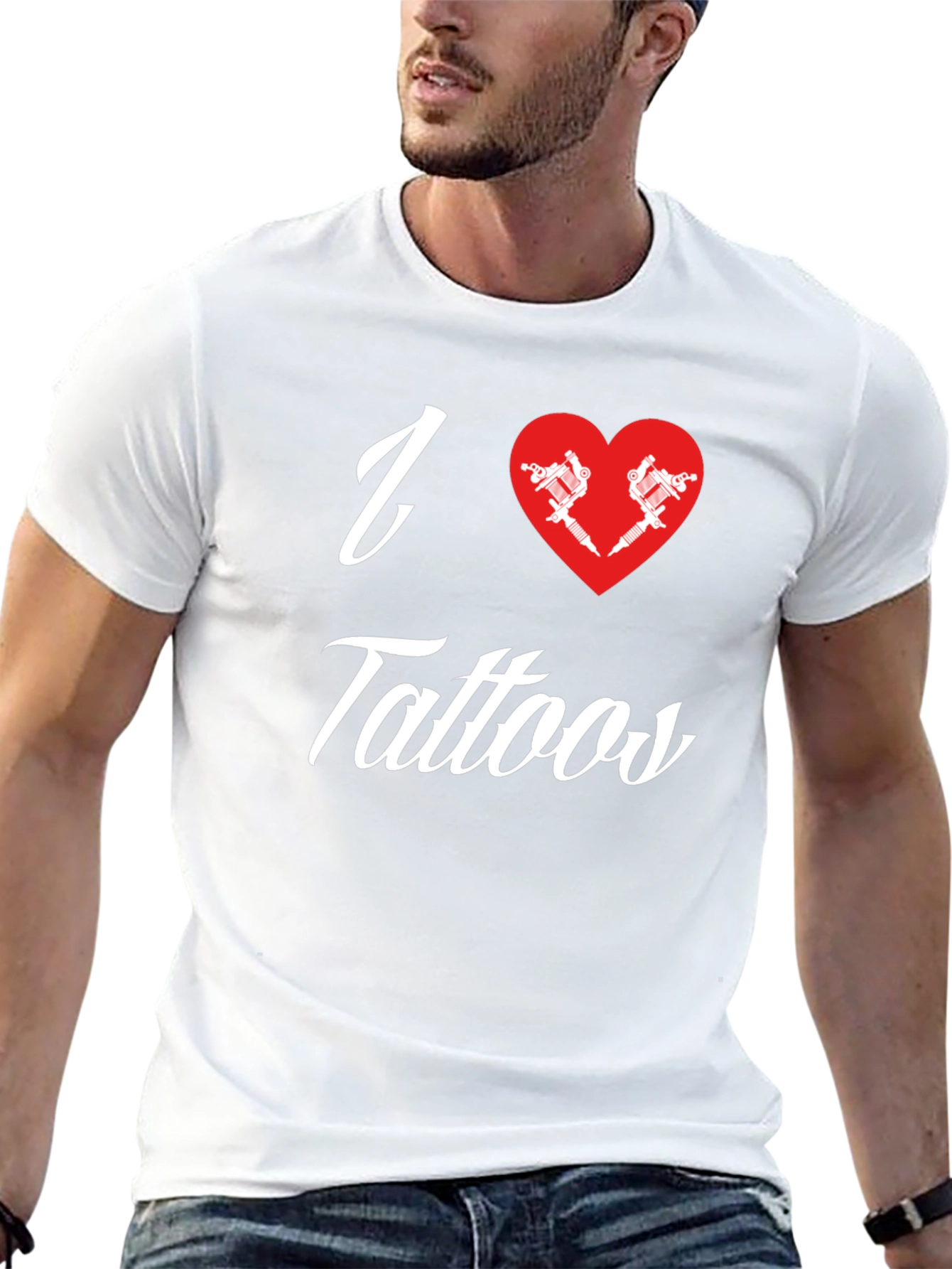 I Love Tattoos Graphic Tee