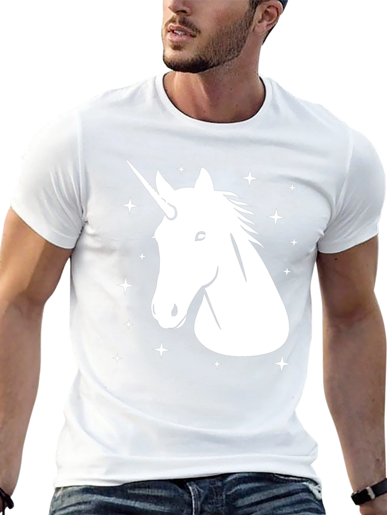 Unicorn Graphic T-Shirt - Black Tee