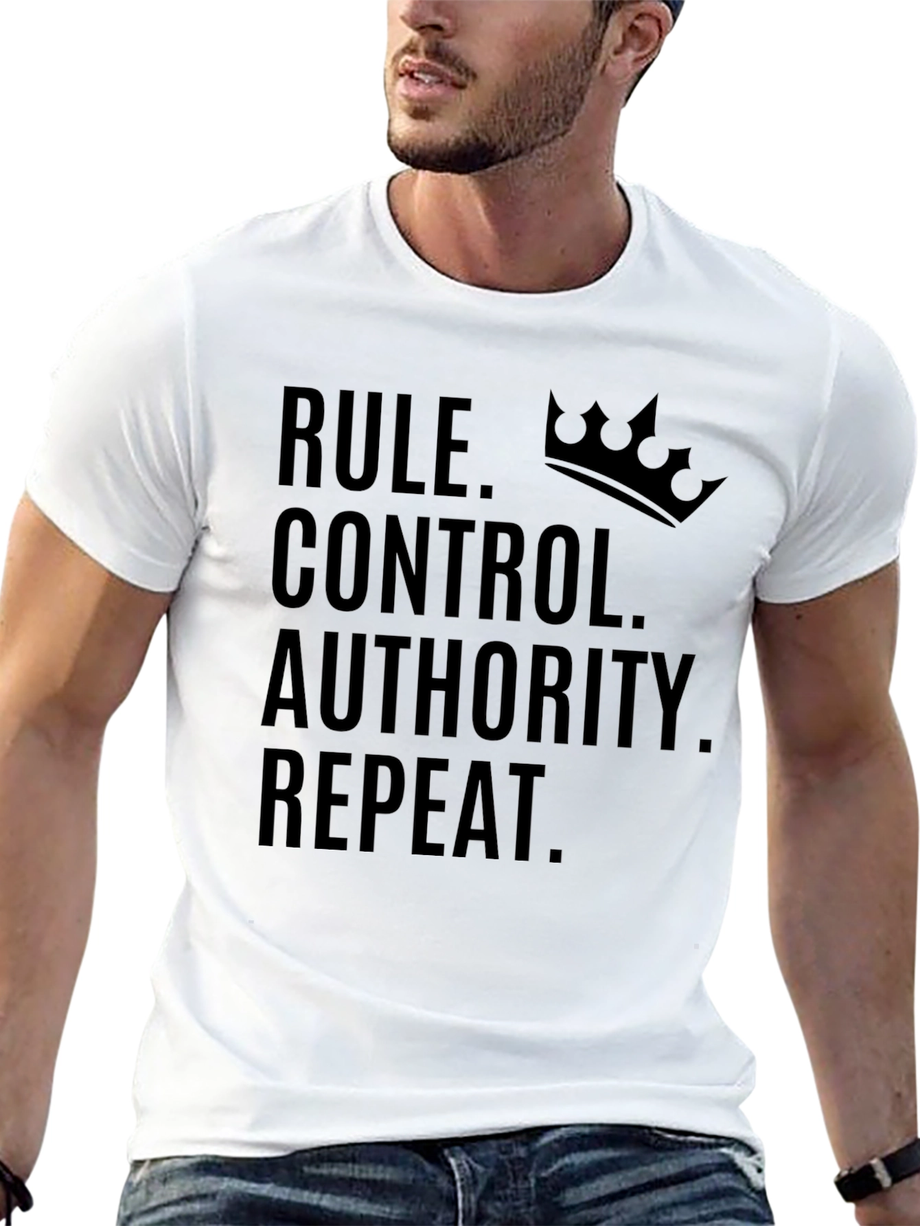 Rule Control Authority Repeat T-Shirt