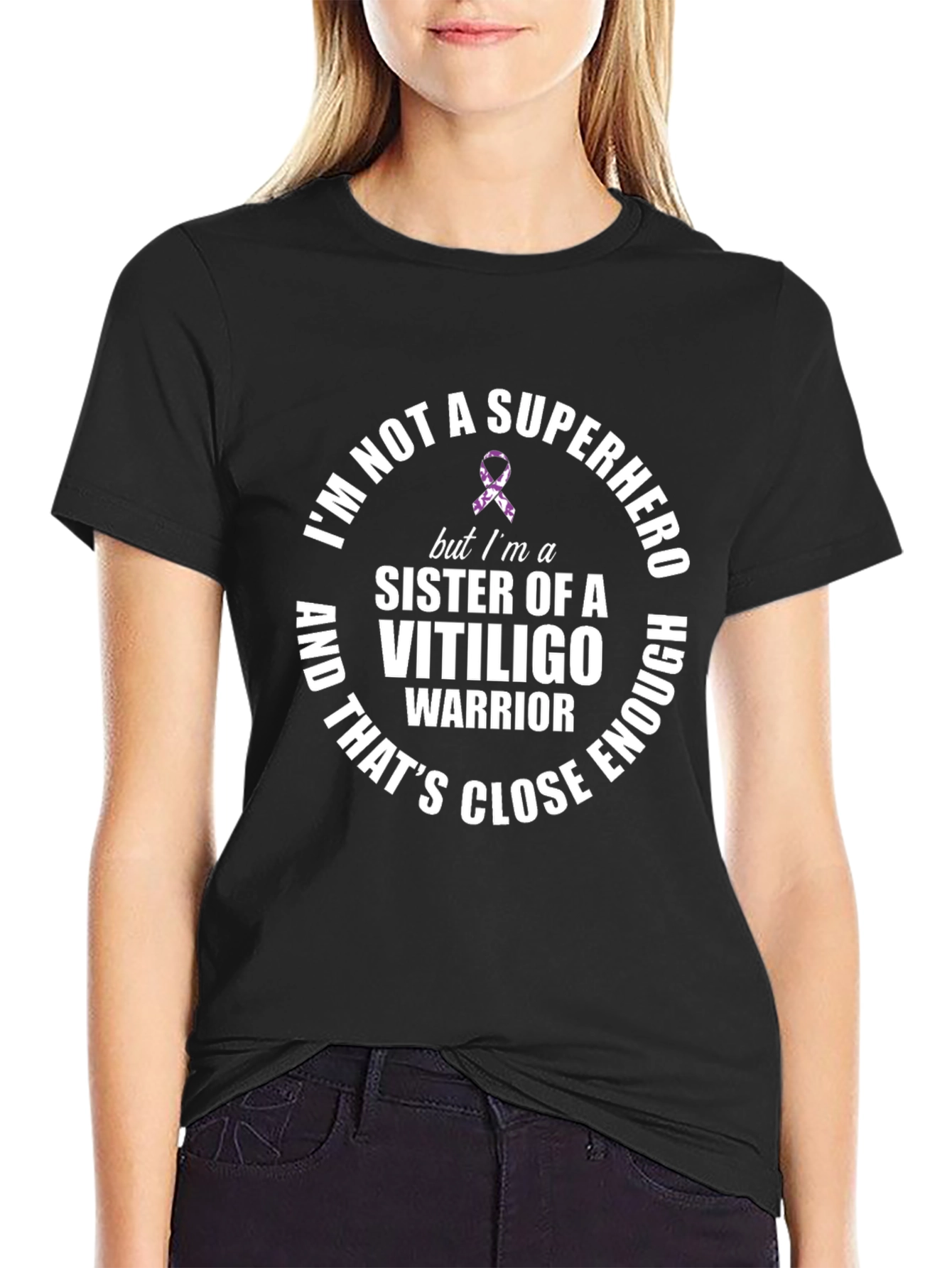 Vitiligo Sister Warrior T-Shirt - Awareness Tee