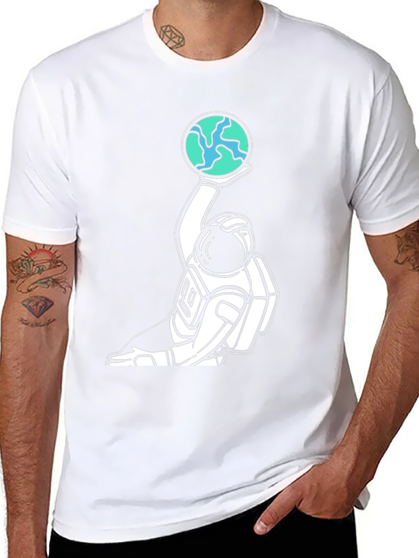 Astronaut Earth T-Shirt