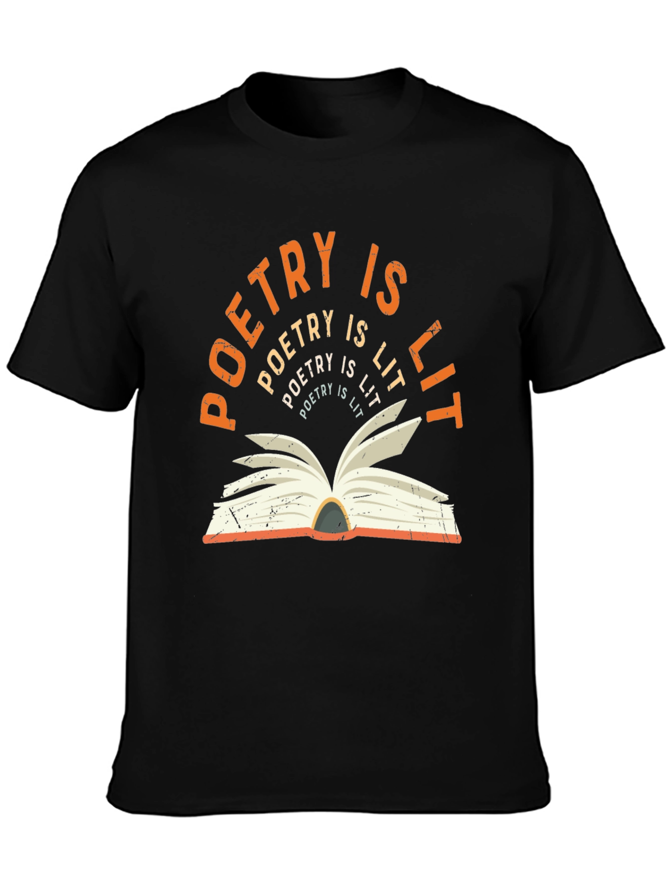 Poetry Is Lit T-Shirt - Book Lover Tee