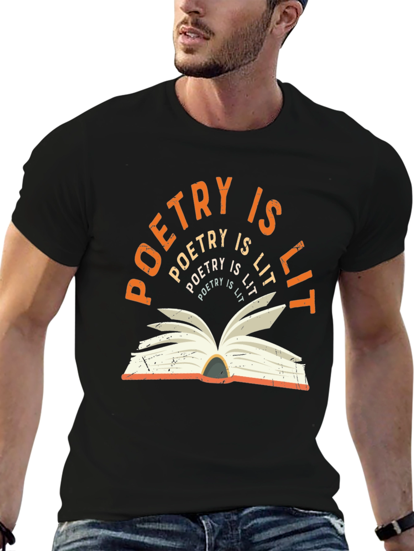 Poetry Is Lit T-Shirt - Book Lover Tee
