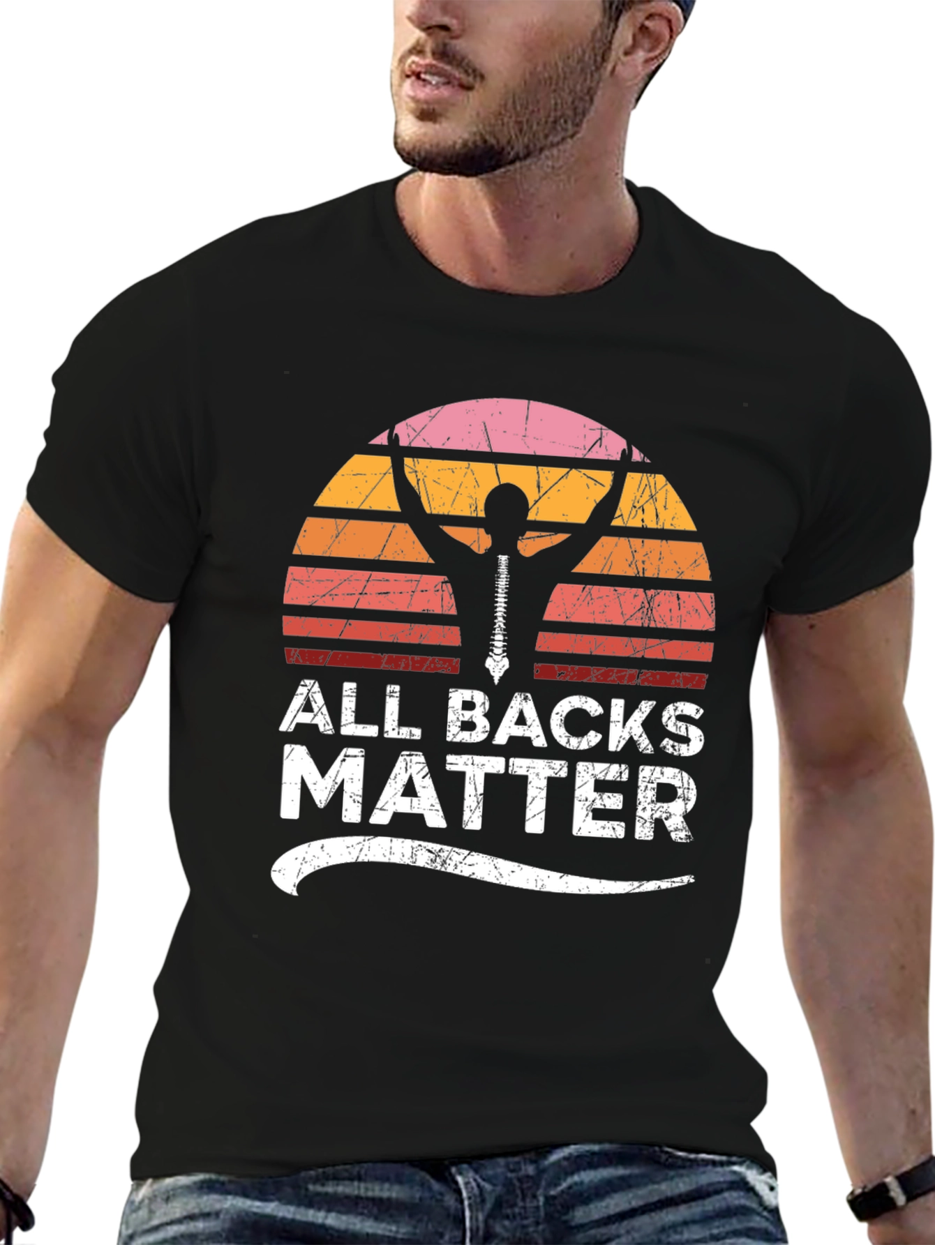 All Backs Matter T-Shirt - Chiropractic Support Tee