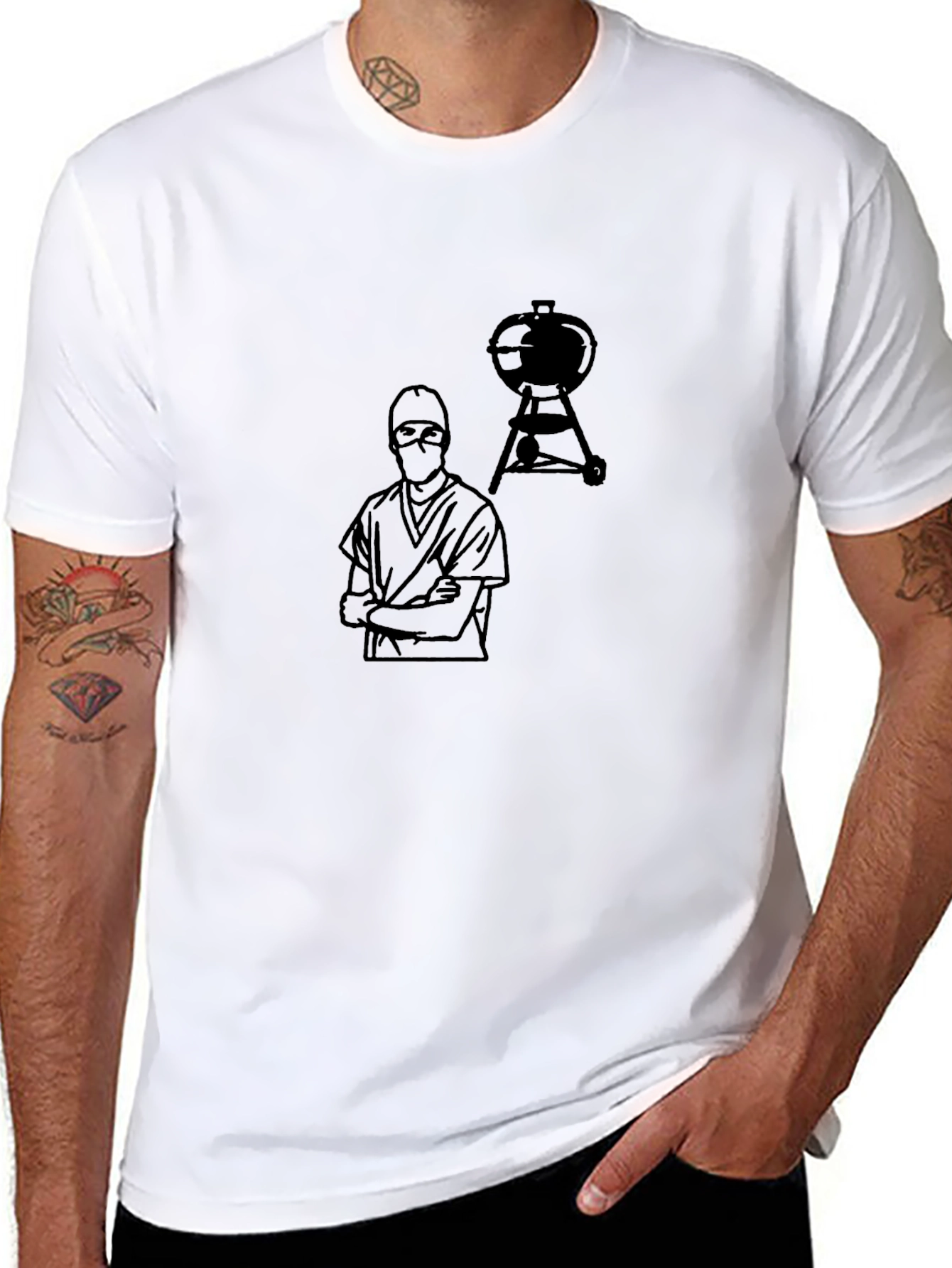 Grill Master Surgeon T-Shirt - Unique BBQ Apparel