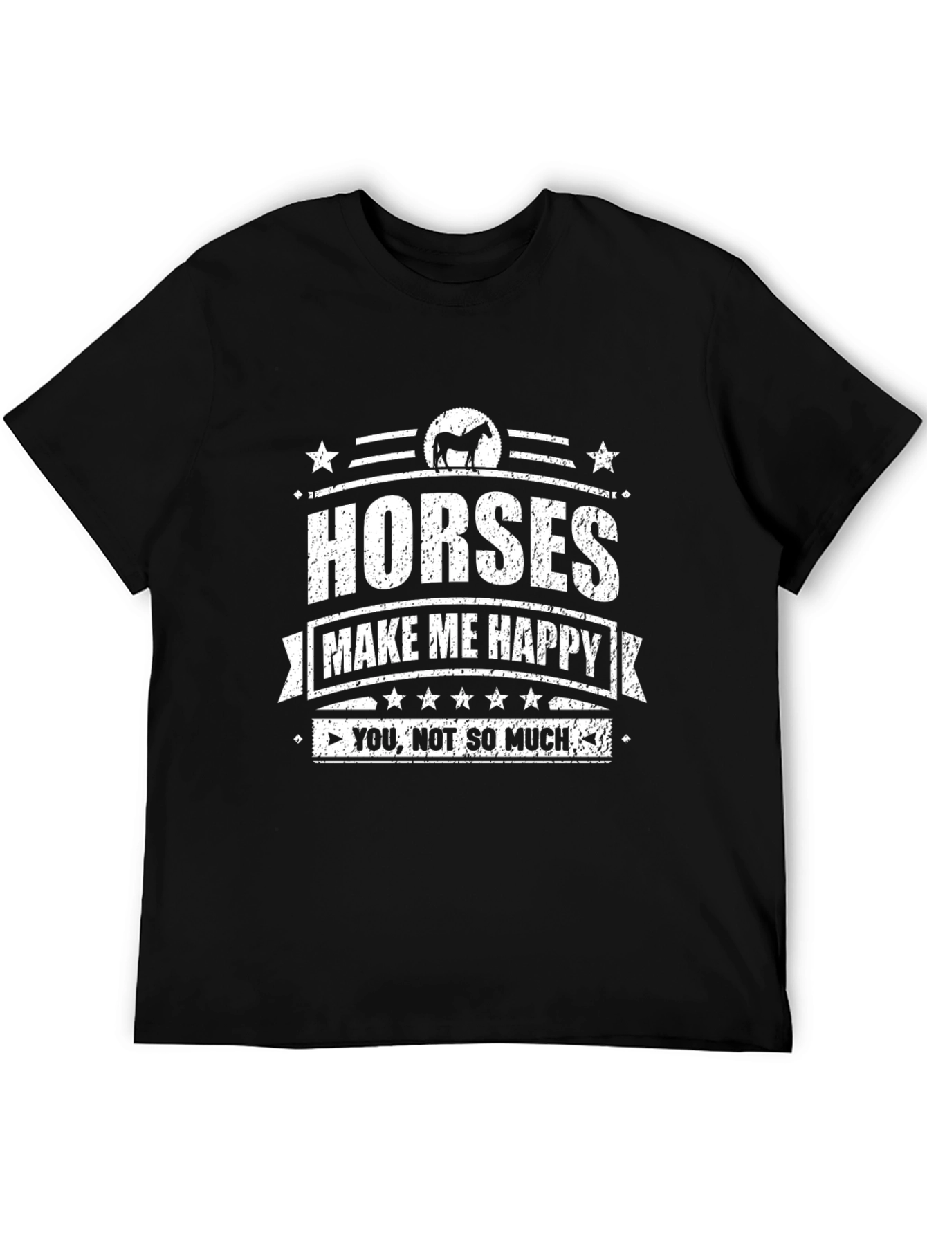 Horses Make Me Happy Graphic Tee