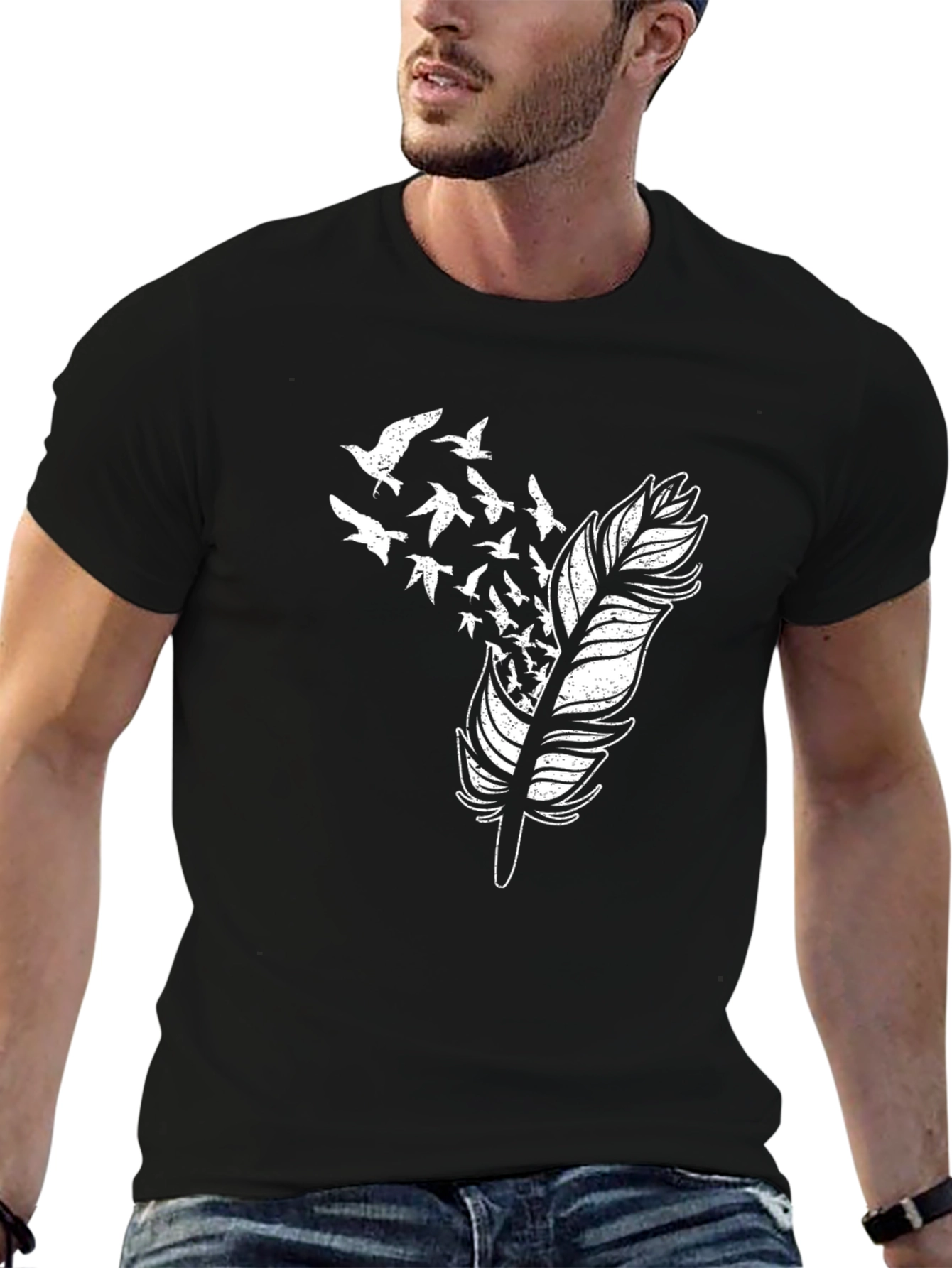 Feather to Flight Mens Graphic Tee