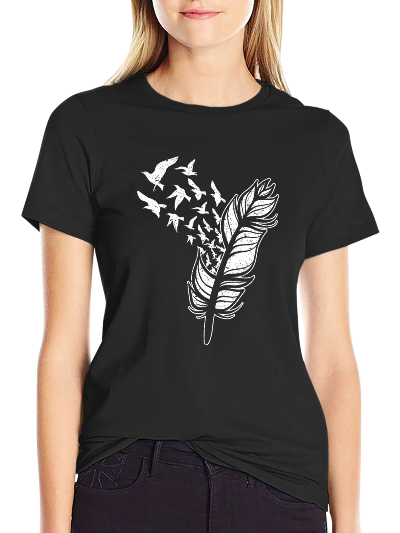 Feather to Flight Mens Graphic Tee