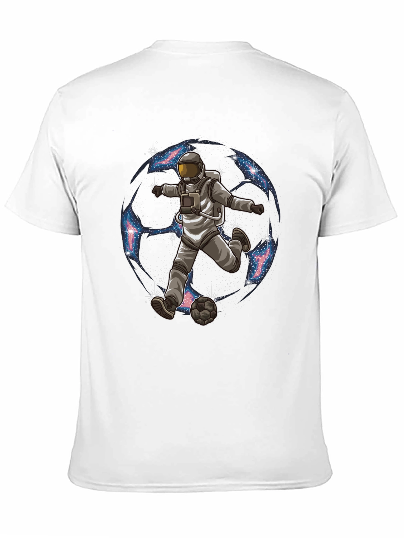 Astronaut Soccer Graphic T-Shirt