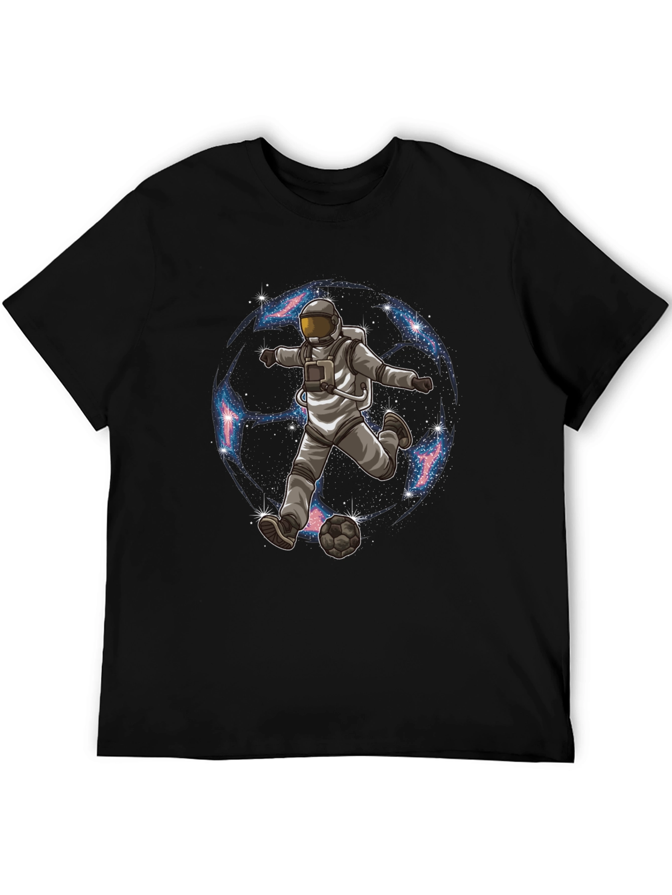 Astronaut Soccer Graphic T-Shirt