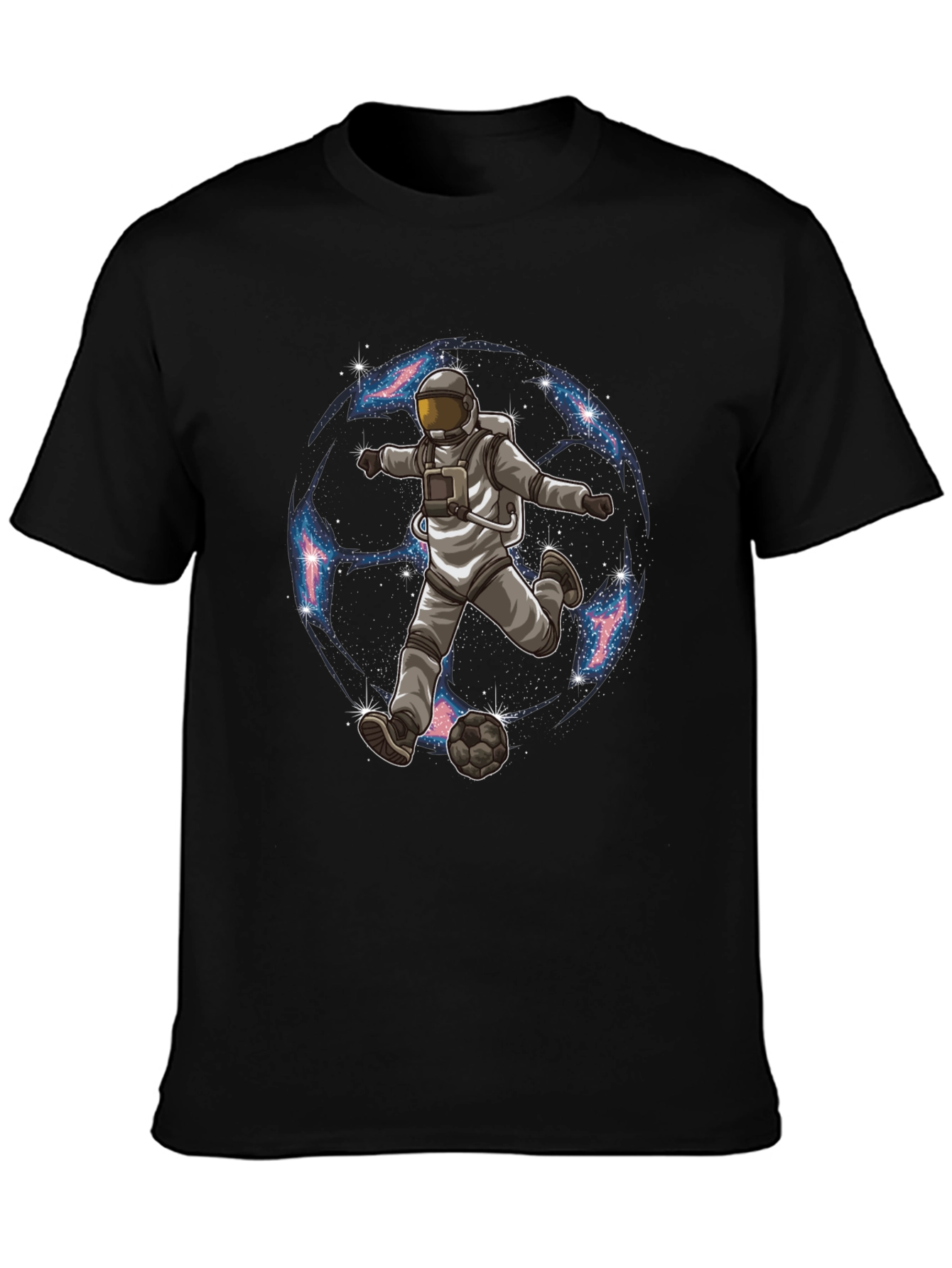 Astronaut Soccer Graphic T-Shirt