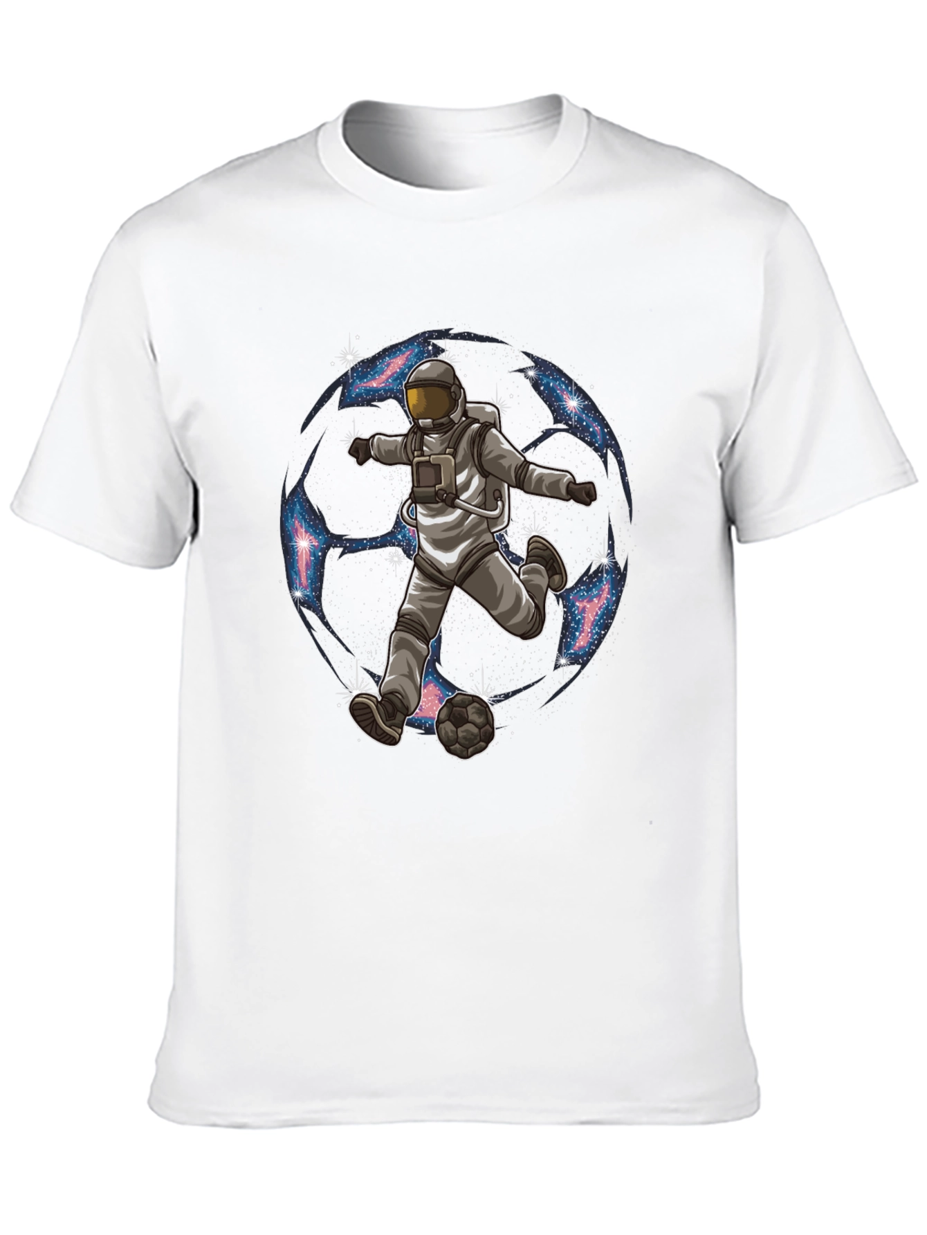 Astronaut Soccer Graphic T-Shirt