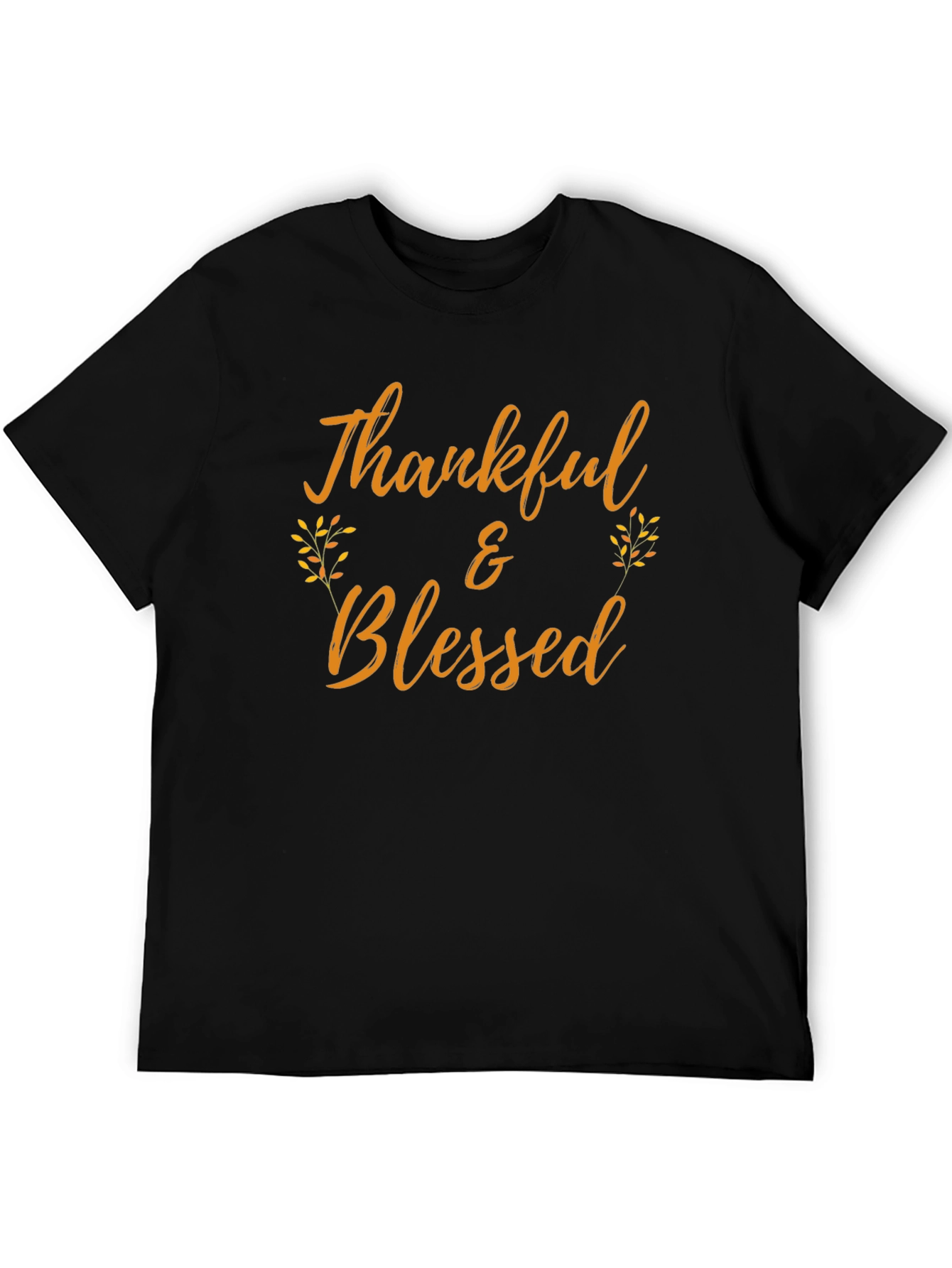 Thankful & Blessed Graphic T-Shirt