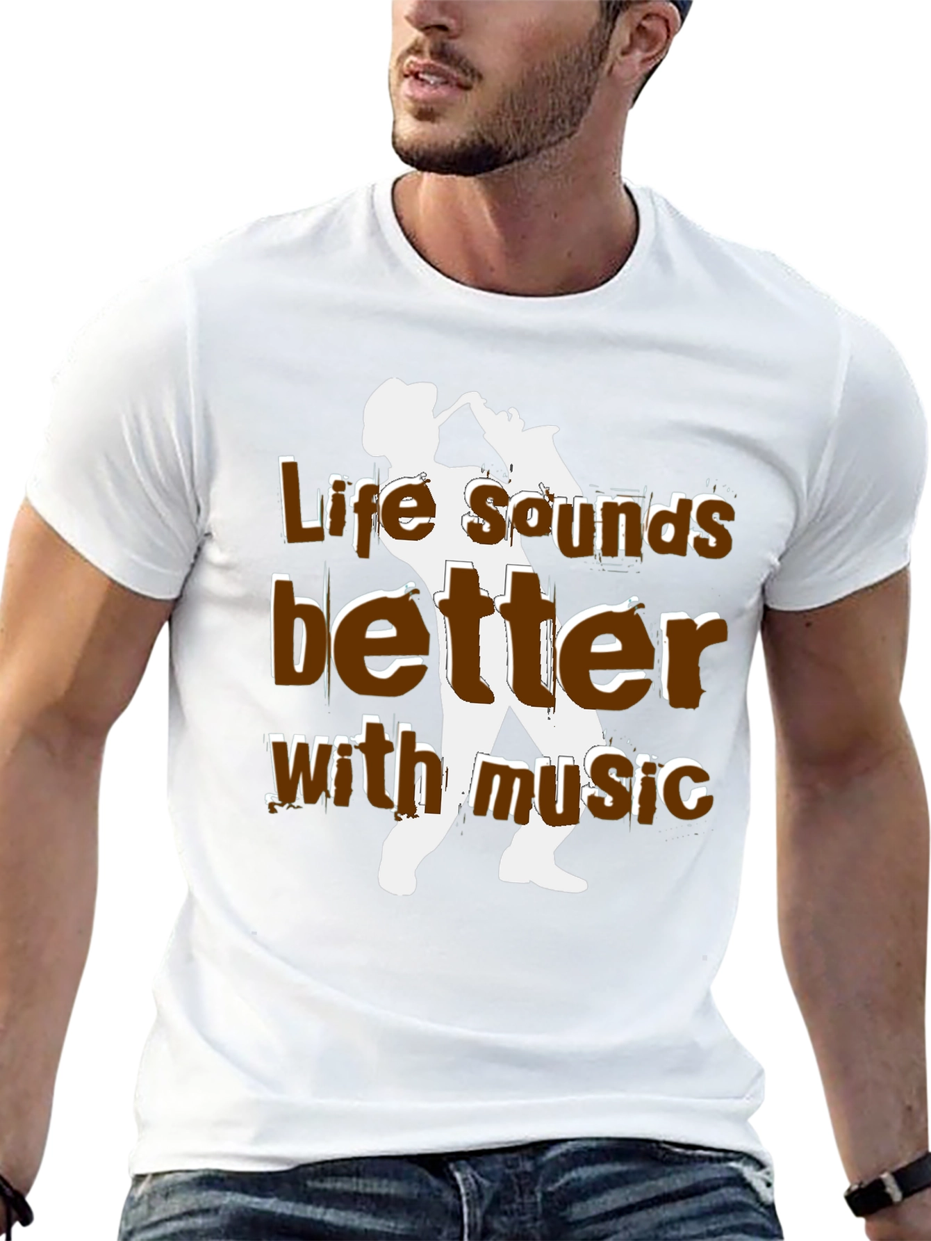 Life Sounds Better with Music T-Shirt