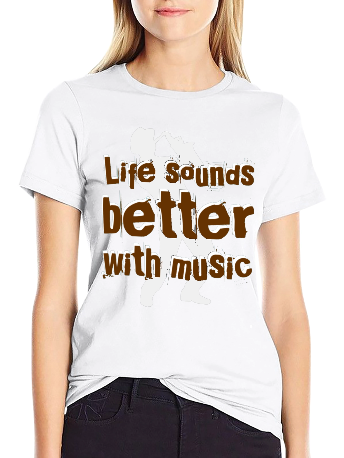 Life Sounds Better with Music T-Shirt
