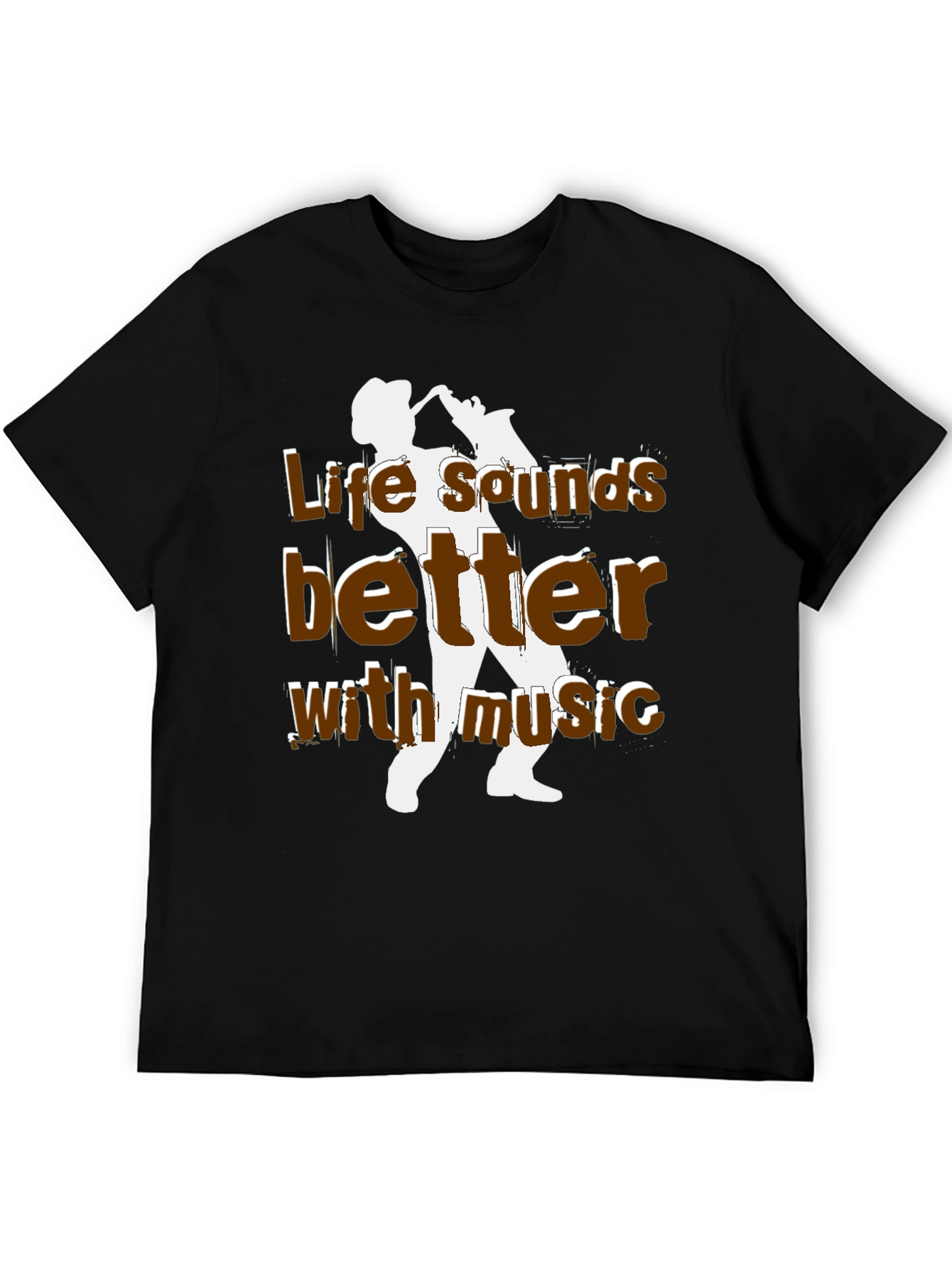 Life Sounds Better with Music T-Shirt