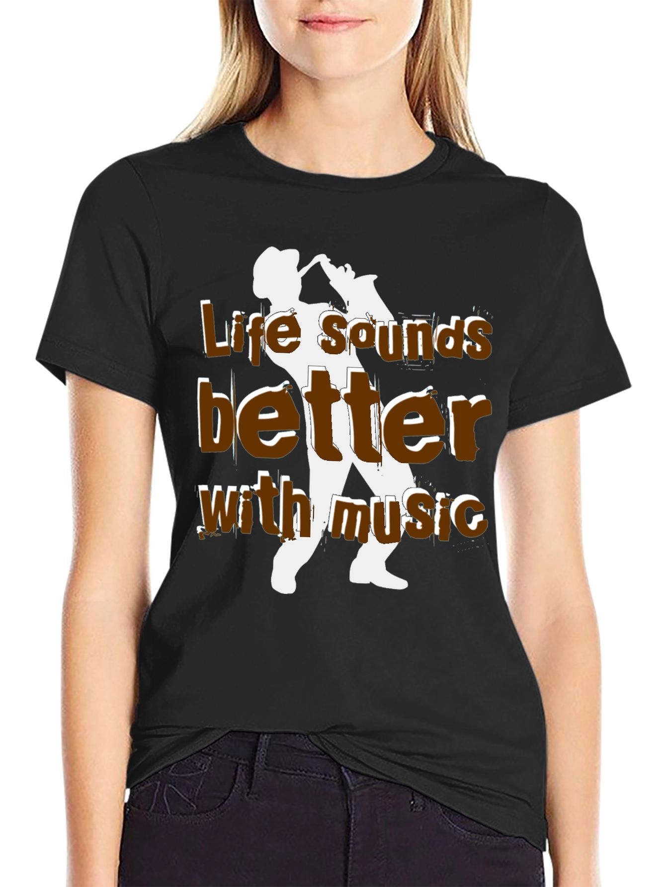 Life Sounds Better with Music T-Shirt