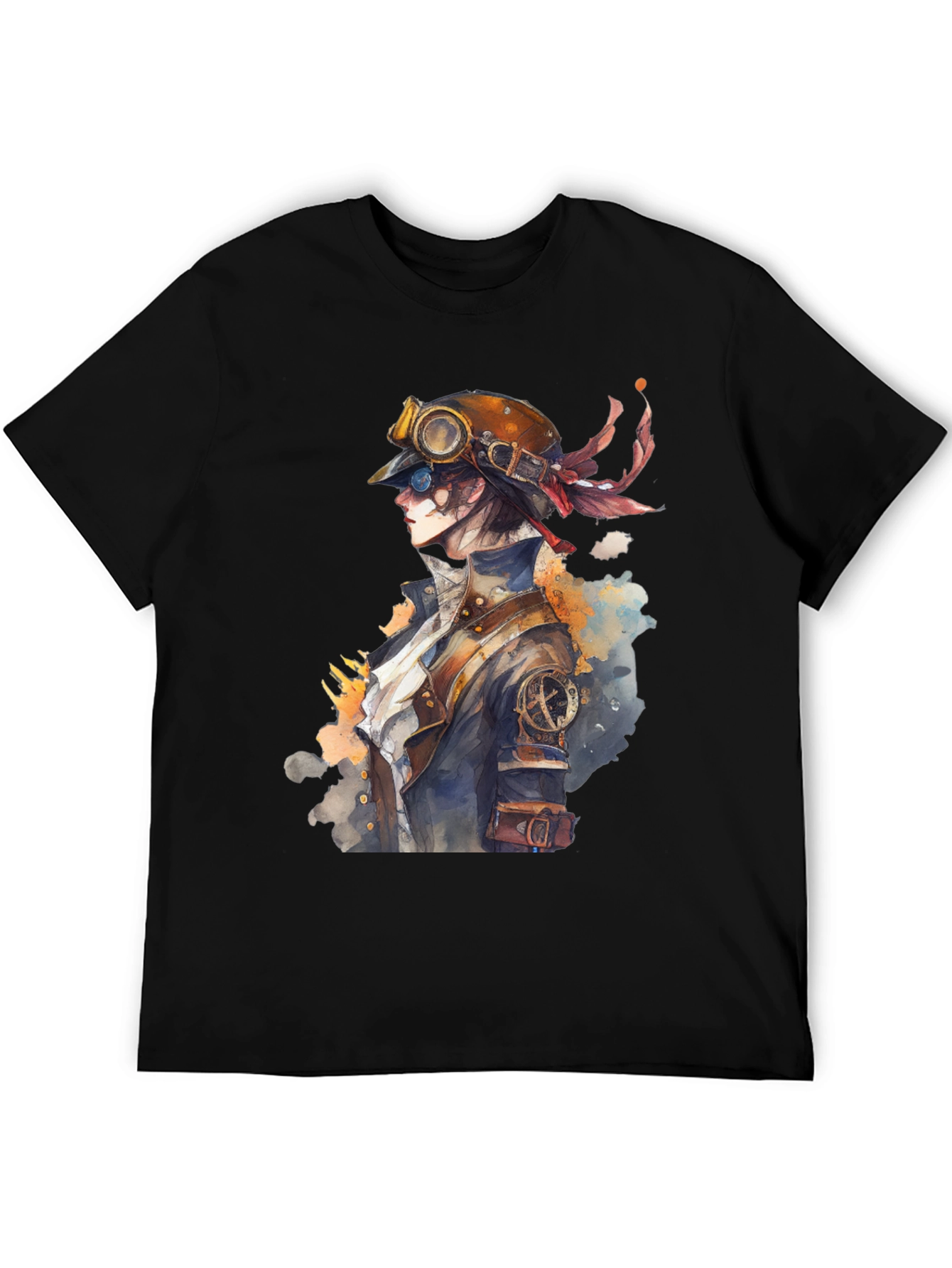Steampunk Aviator T-Shirt - Retro Style