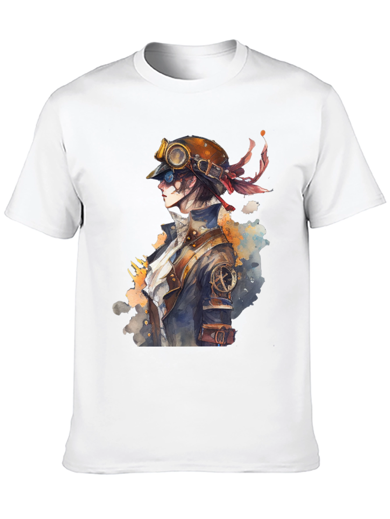 Steampunk Aviator T-Shirt - Retro Style