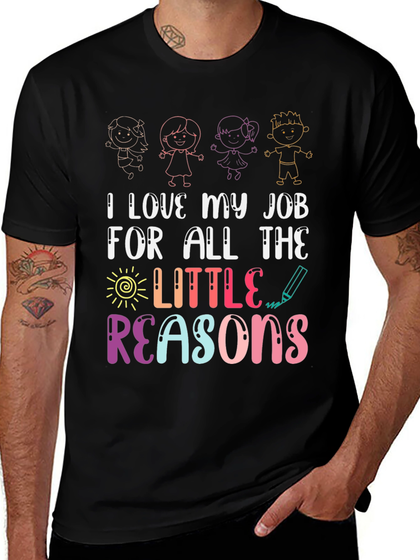 I Love My Job Teacher T-Shirt