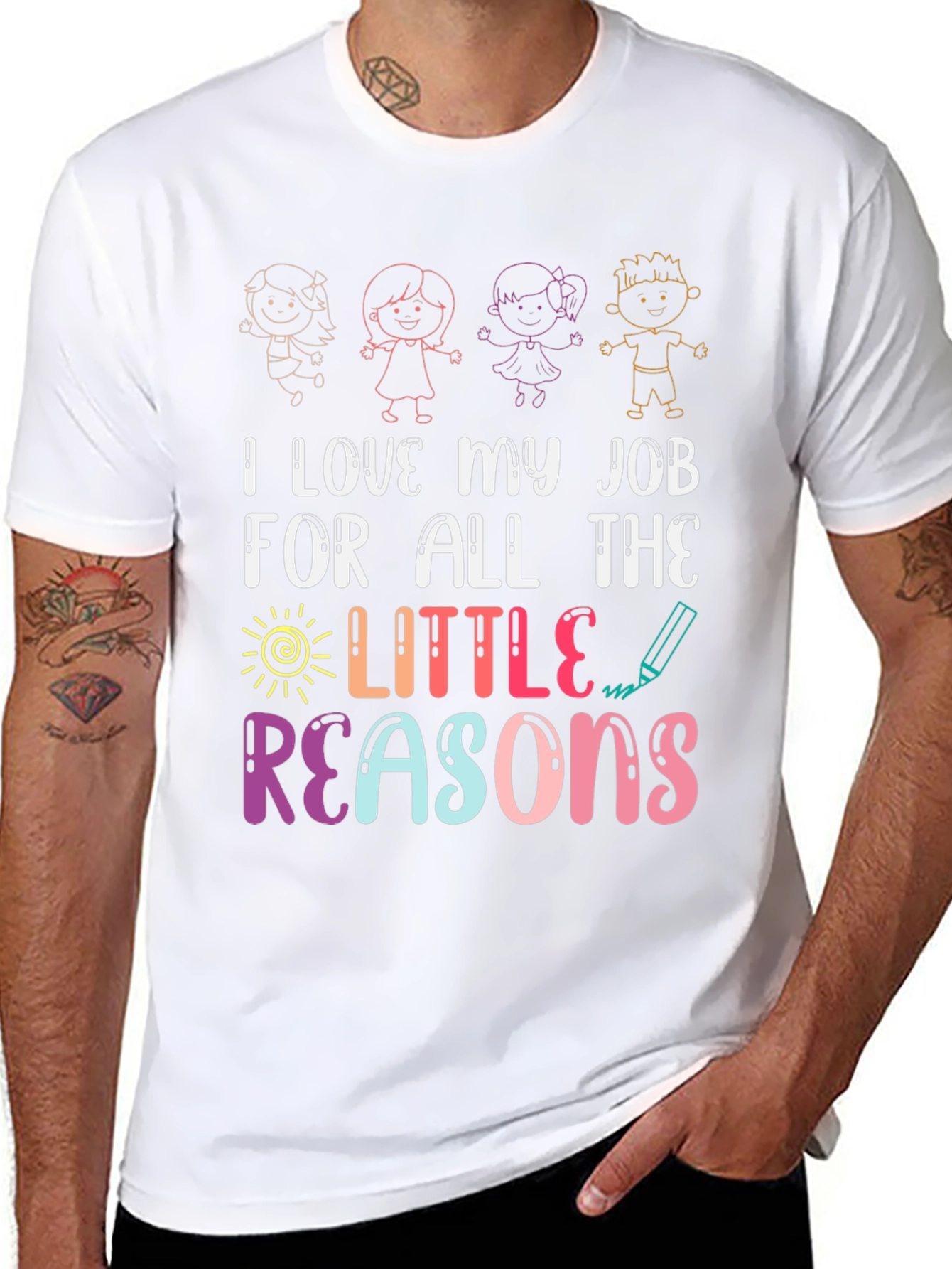 I Love My Job Teacher T-Shirt