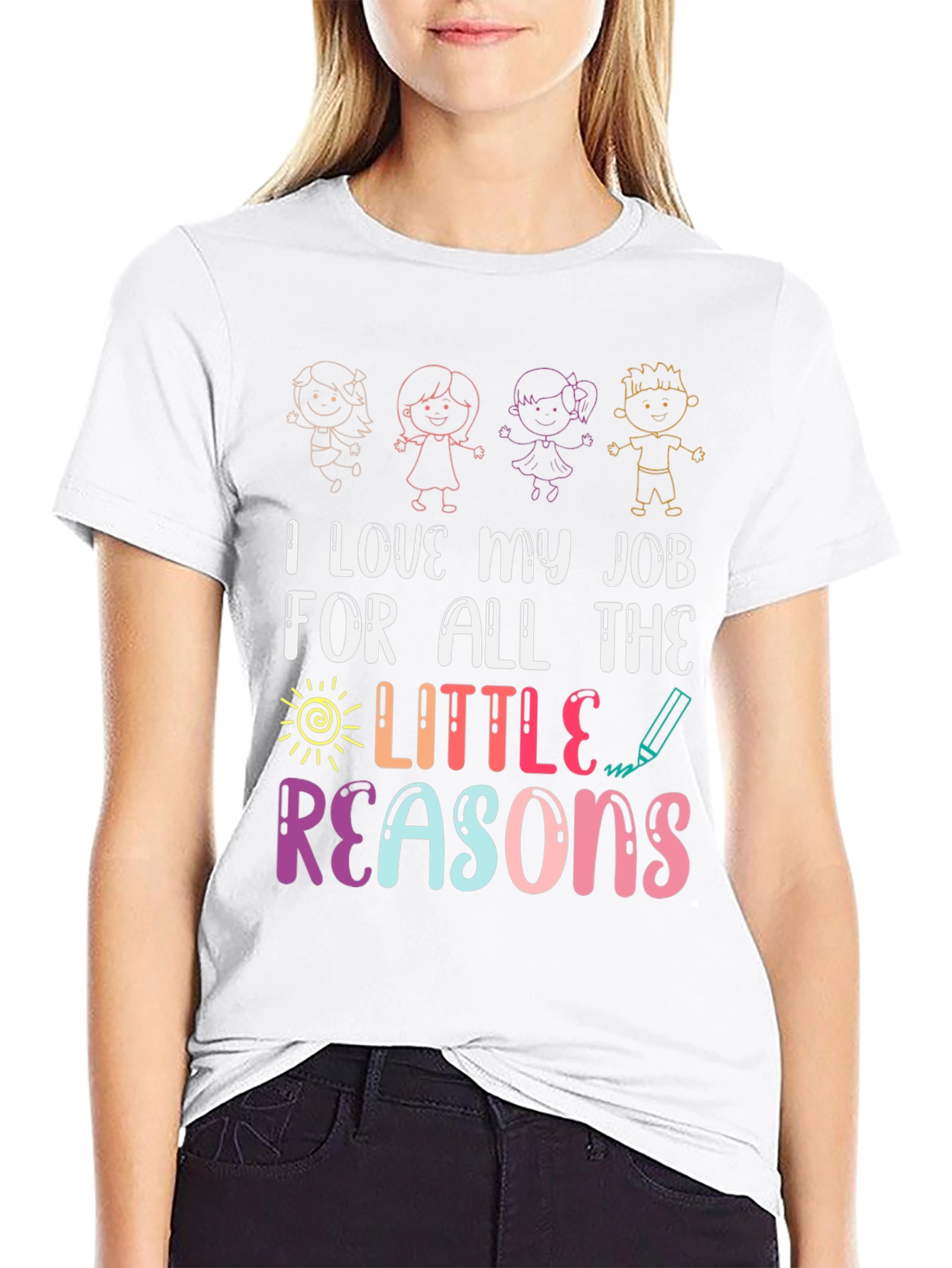 I Love My Job Teacher T-Shirt