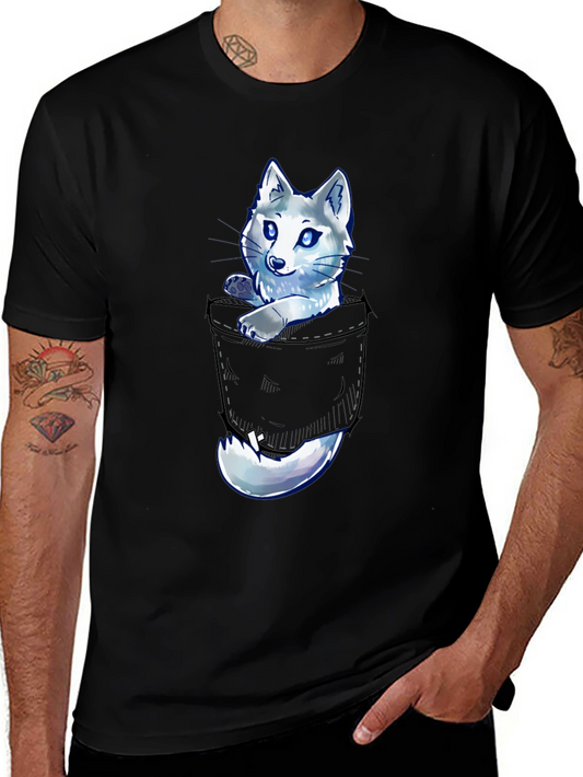 Arctic Fox Pocket Graphic Tee - Cool Comfort Style