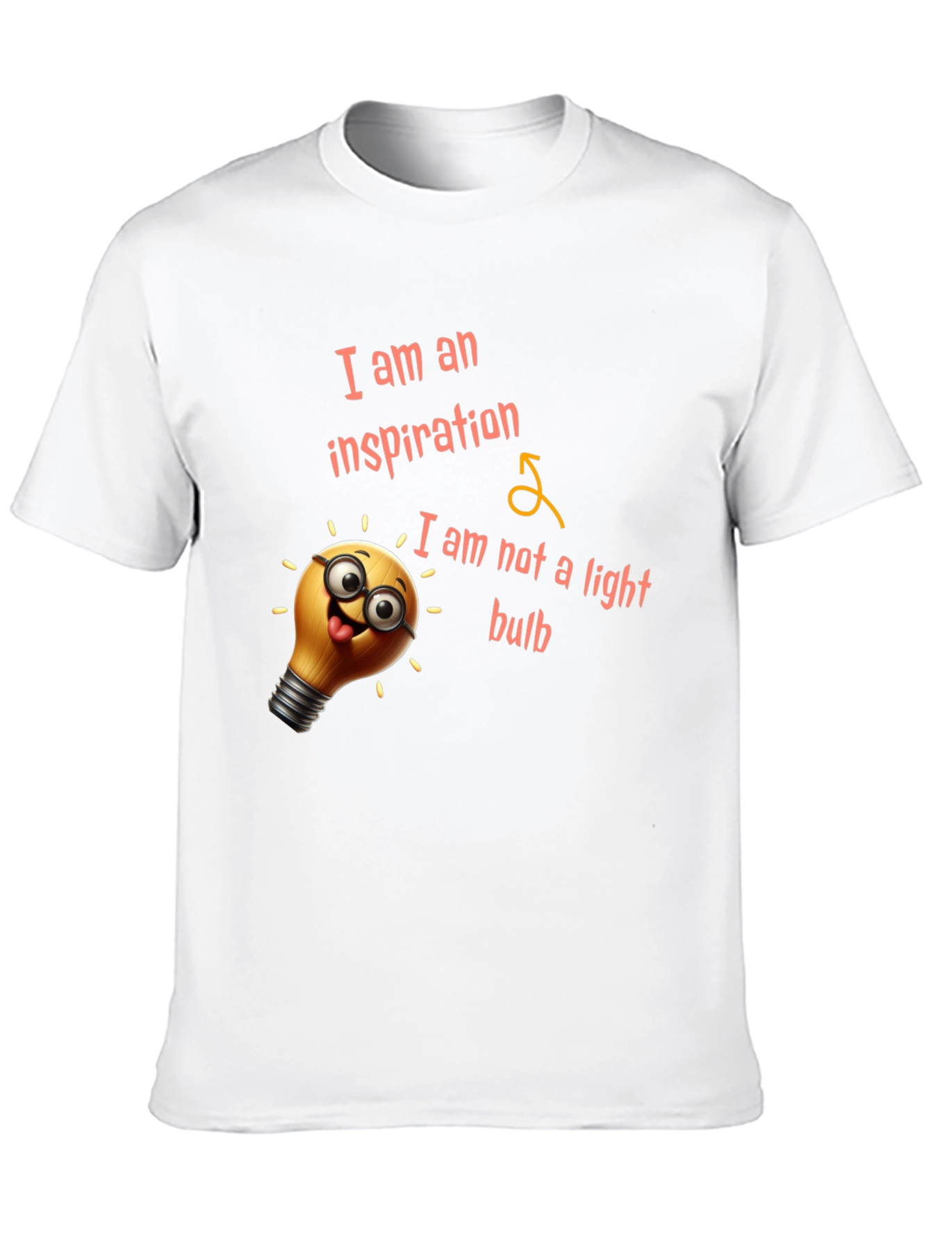 Funny Lightbulb Inspiration Graphic Tee