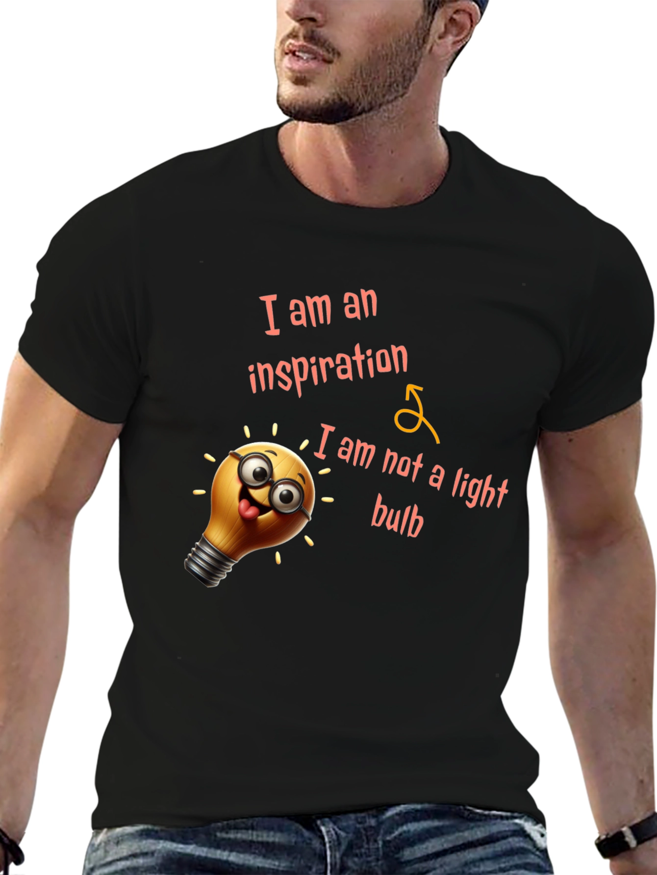 Funny Lightbulb Inspiration Graphic Tee