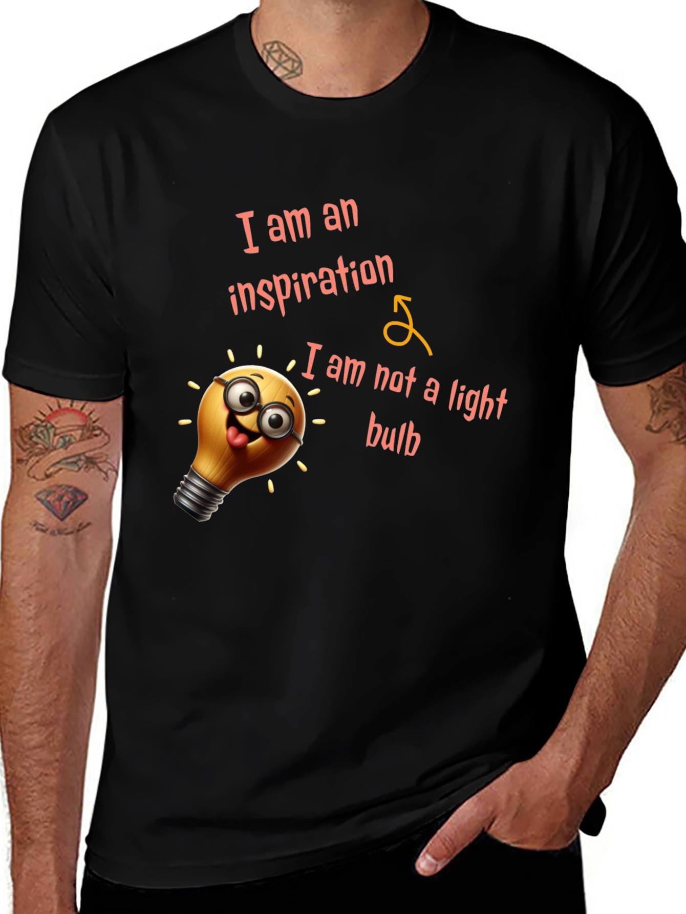 Funny Lightbulb Inspiration Graphic Tee