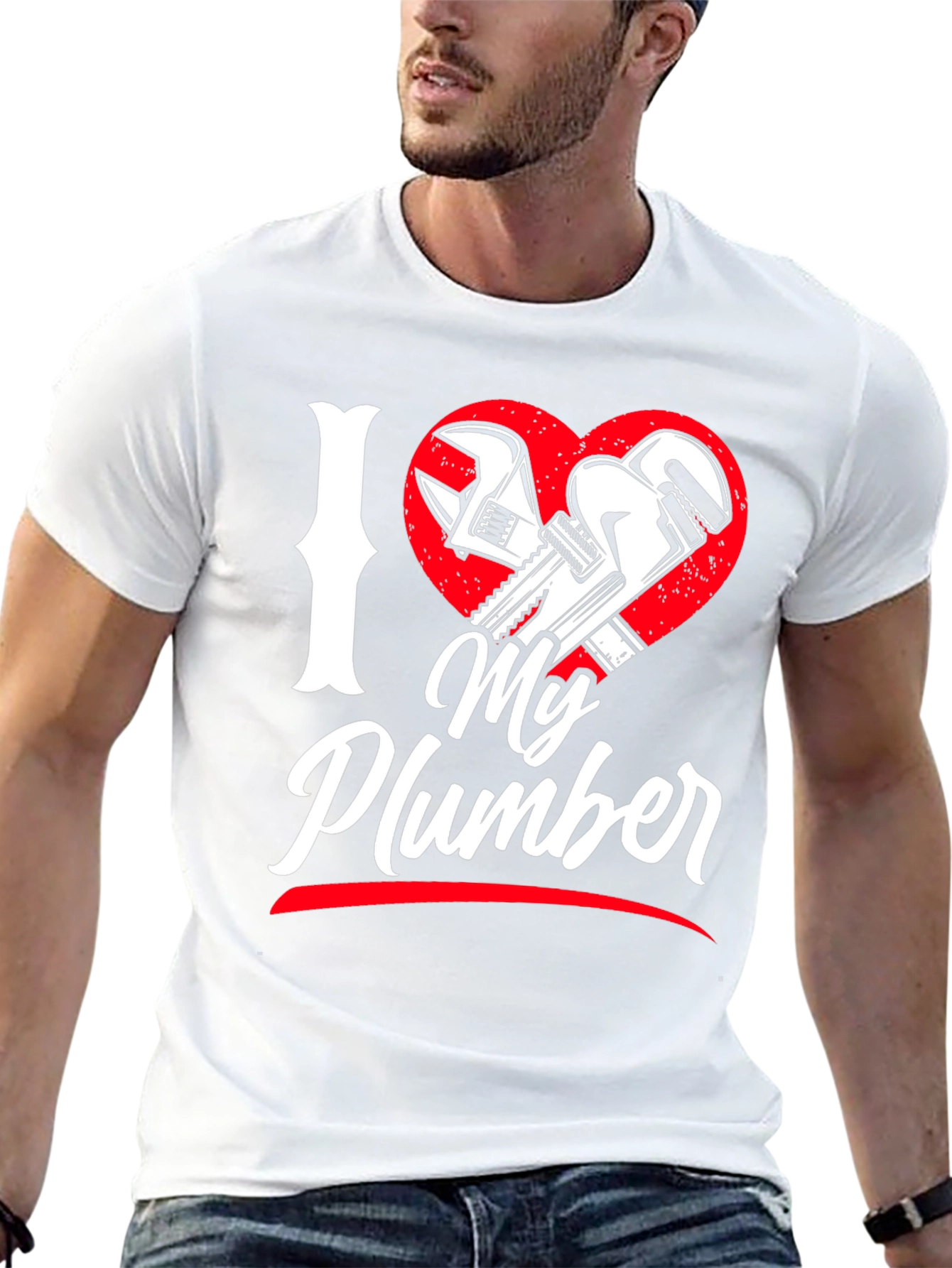 I Love My Plumber Graphic T-Shirt