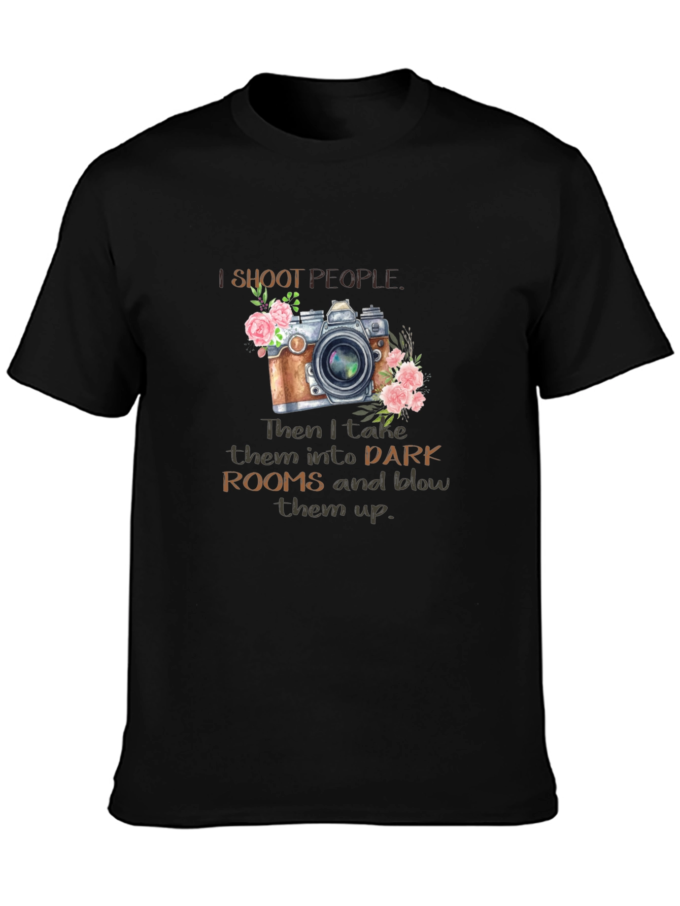 I Shoot People Camera Graphic T-Shirt
